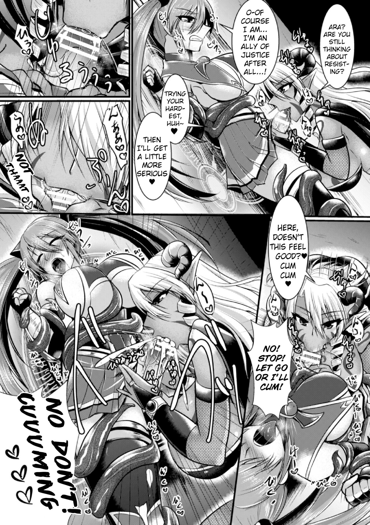 [Seres Ryu] Yoru no Onna Senshi Naito Miraaju | Female Warrior of the Night: Night Mirage (2D Comic Magazine Futanari Shokushu Sakusei Shasei Kairaku ni Oboreru Heroine-tachi Vol. 1) [Digital] [English] [Pangean] 画像番号 9