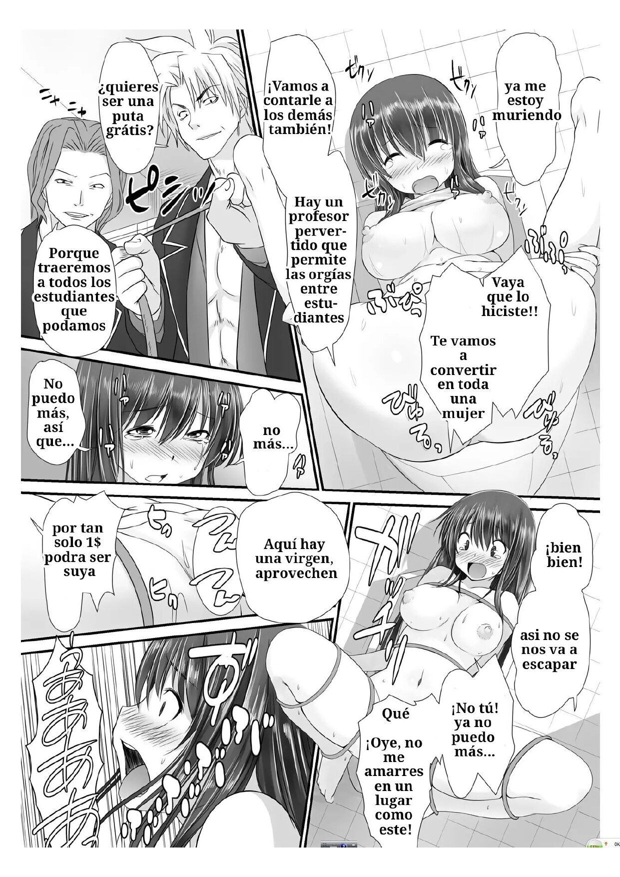 [Takase Muh] Tennyuu Sensei ~Danshikou no Kiraware Kyoushi ga Nyotaika Shitara~ 1 [Spanish] [TF Scans] 图片编号 16