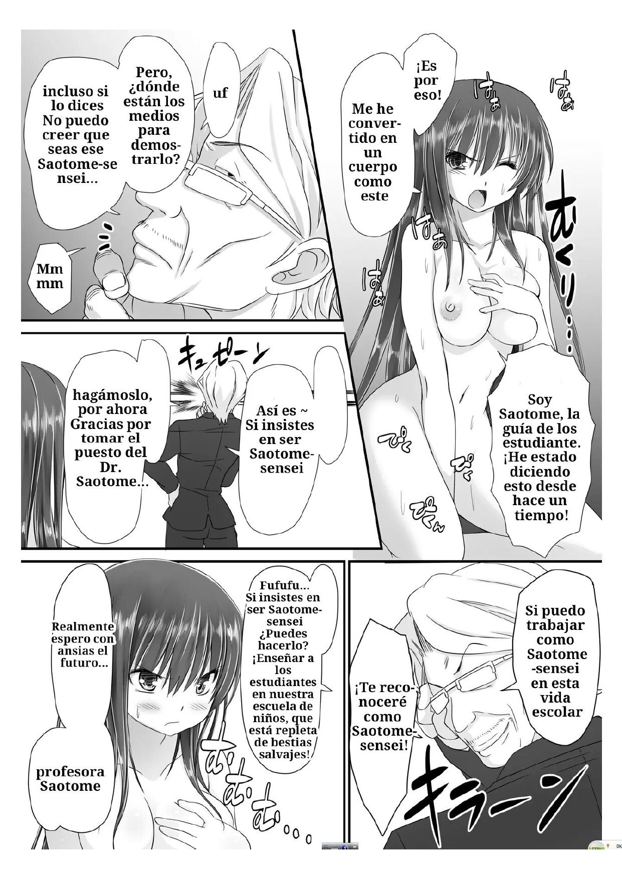 [Takase Muh] Tennyuu Sensei ~Danshikou no Kiraware Kyoushi ga Nyotaika Shitara~ 1 [Spanish] [TF Scans] 图片编号 31