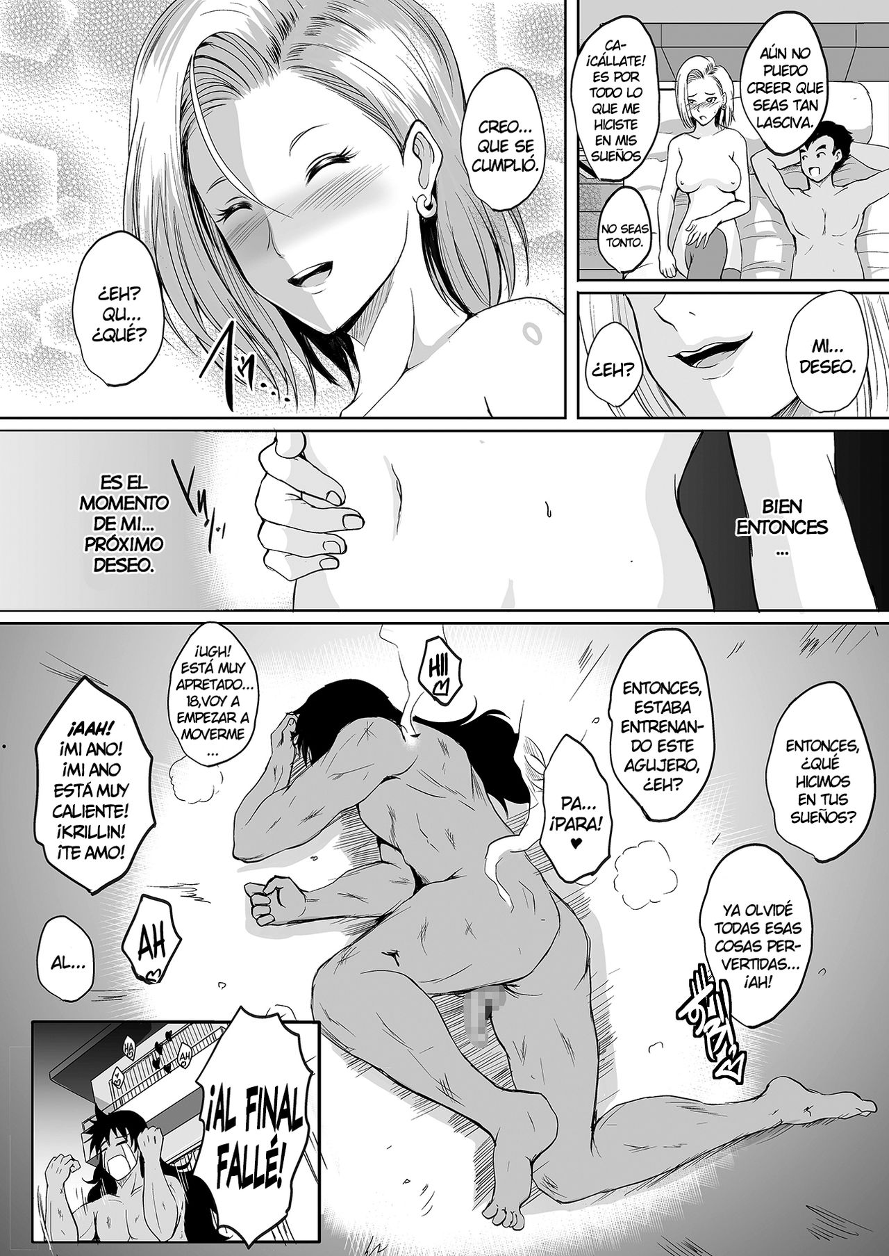 [Shouchuu MAC (Hozumi Kenji)] any wish any hope (Dragon Ball Z) [Spanish] [NTINFS] [Digital] 画像番号 34