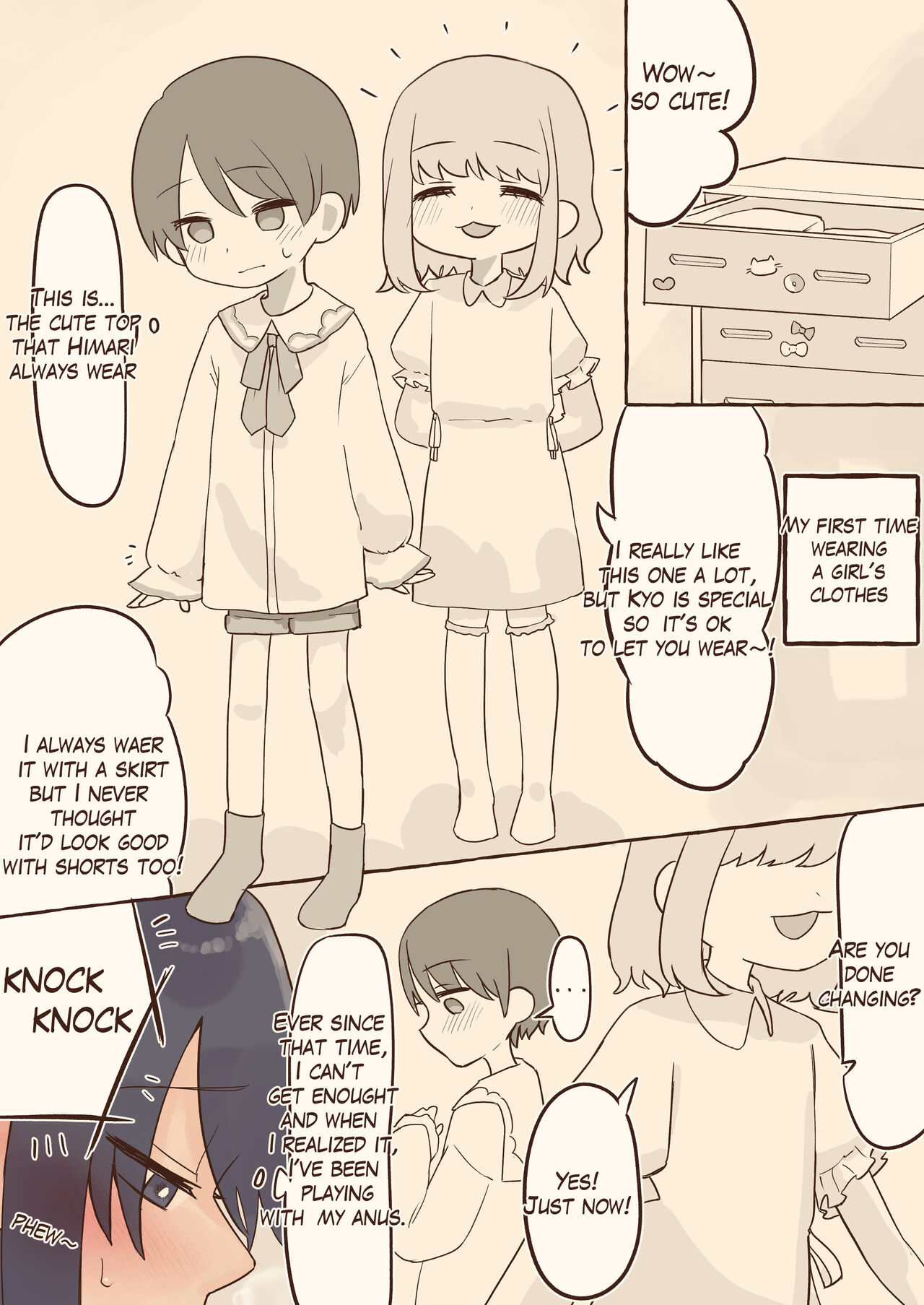 [Katsudon Umauma Honpo] Josou Ananie Bare Shitara Kanojo kara no Seme ga Mattemashita | Ever since my cross-dressing fetish was found out by my GF,she started to attack me all the time! [English] 6eme image