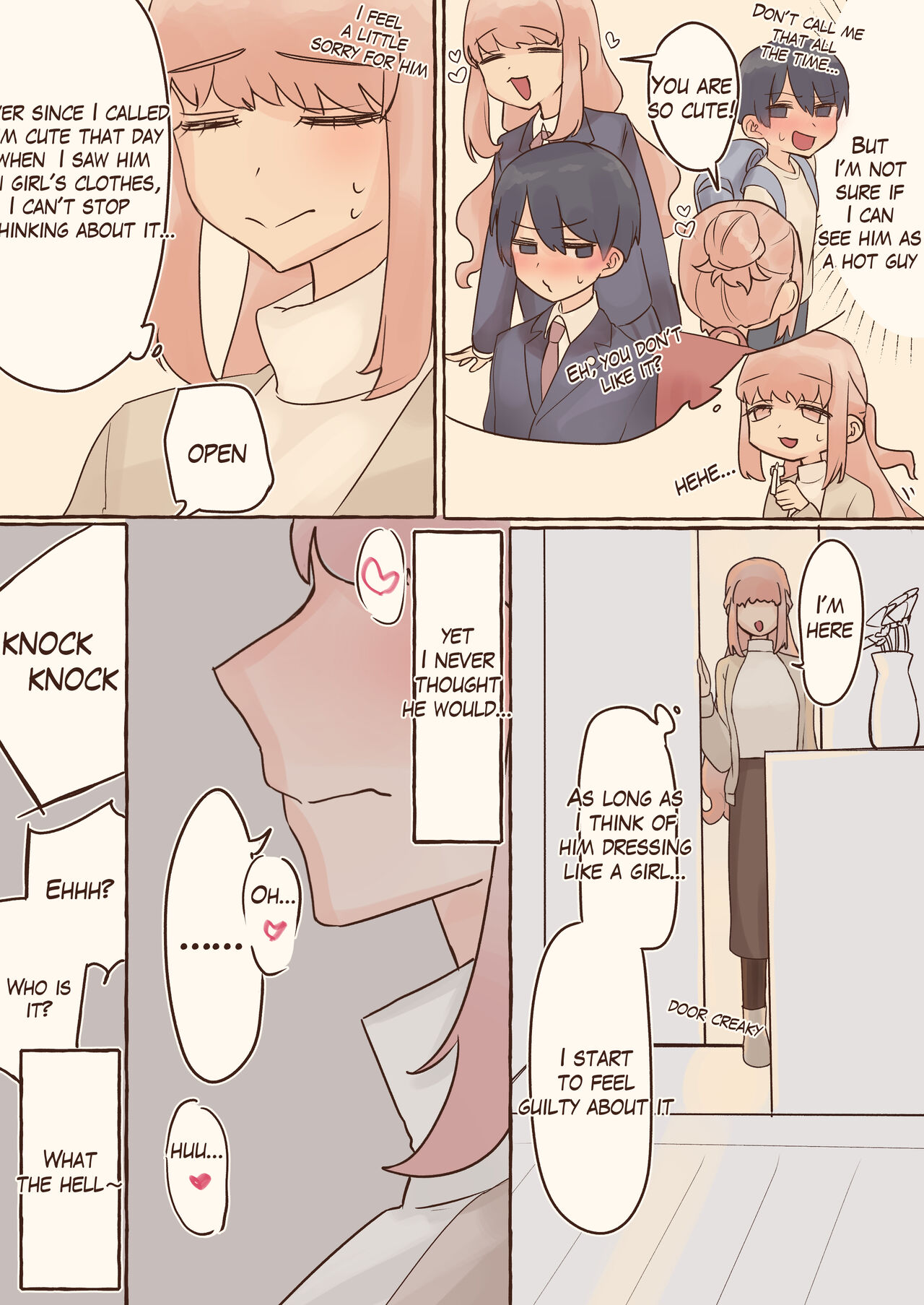 [Katsudon Umauma Honpo] Josou Ananie Bare Shitara Kanojo kara no Seme ga Mattemashita | Ever since my cross-dressing fetish was found out by my GF,she started to attack me all the time! [English] 32eme image