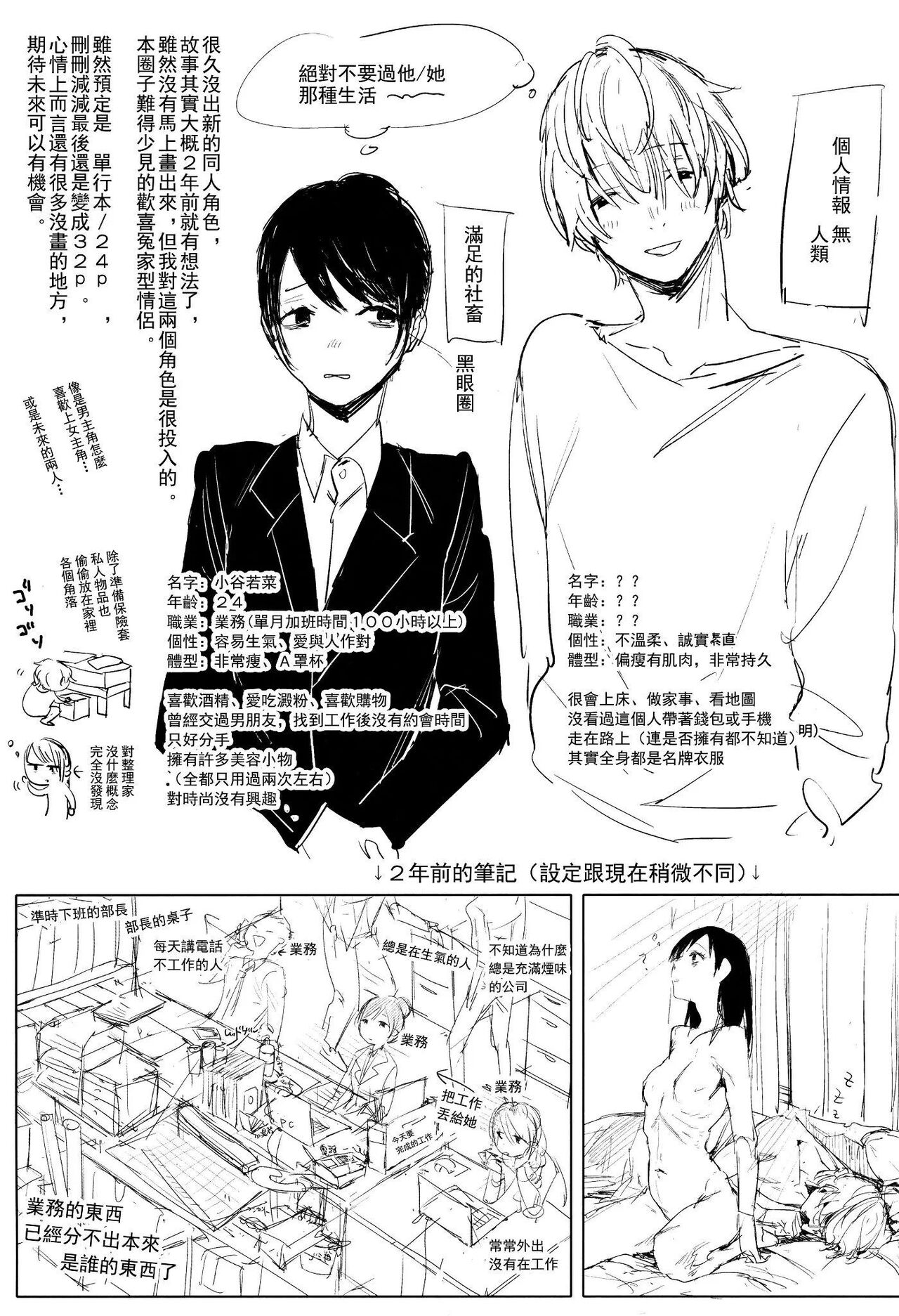 (COMITIA 137) [Nino_izm (2no.)] Shachiku no Watashi o Honrou Suru no wa Omae Ittai Dare nanda yo!? [Chinese] 图片编号 34