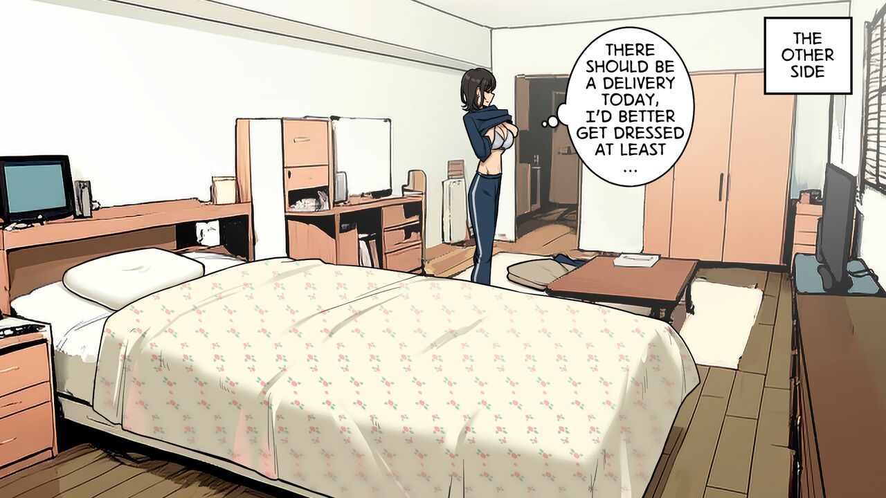 [Wakamatsu] Takuhaibin no Uketorikata ga Dandan Darashinaku Natte Iku OL-chan (+ Ura-hen) | A Woman Whose Greetings to the Delivery Man Gradually Get Sloppier (+ Other Side) [English] 图片编号 5