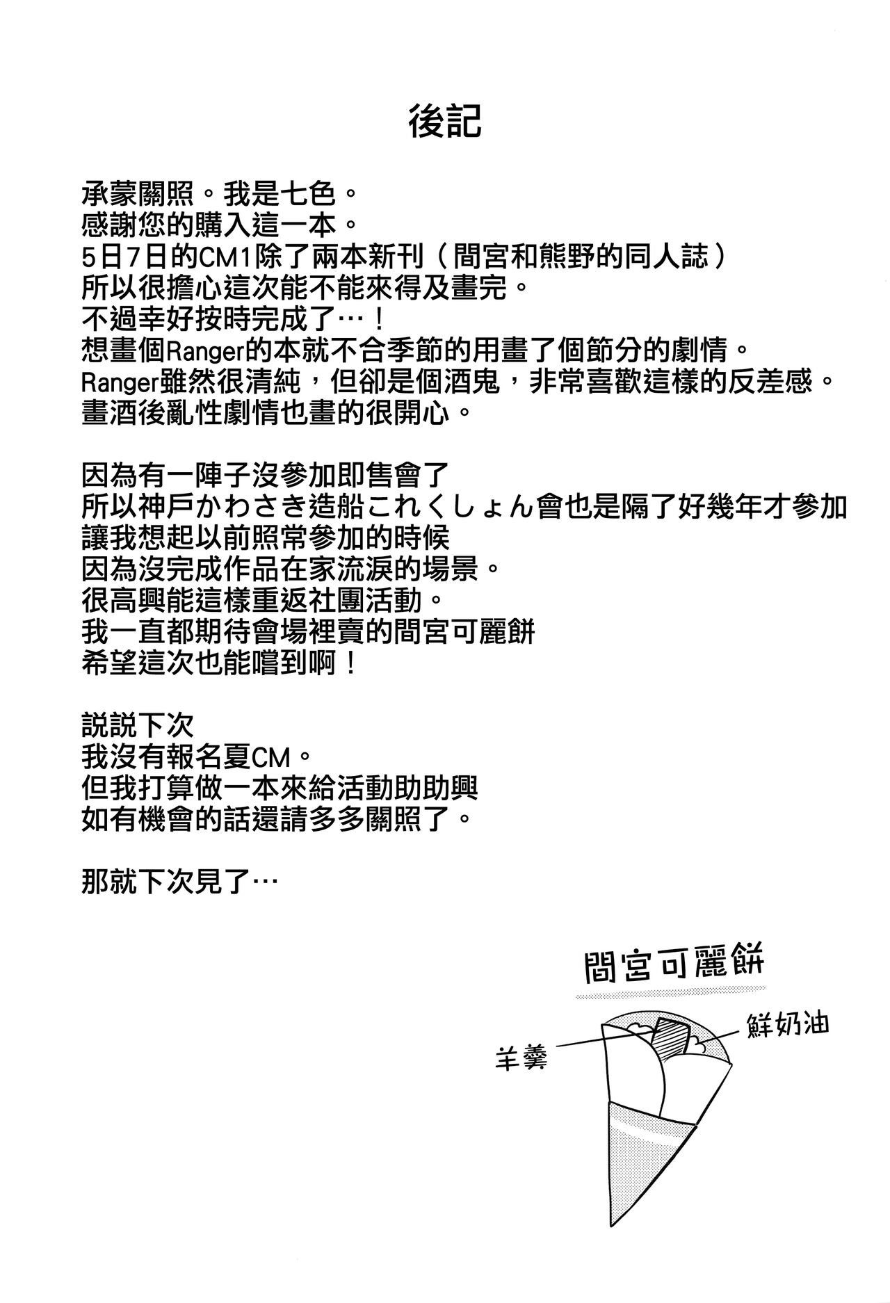 (Kobe Kawasaki Zousen Collection 10) [Nanairo no Neribukuro (Nanashiki Fuka)] Oni Ranger no Amai Yuuwaku (Kantai Collection -KanColle-) [Chinese] [吸住没碎个人汉化] 이미지 번호 17