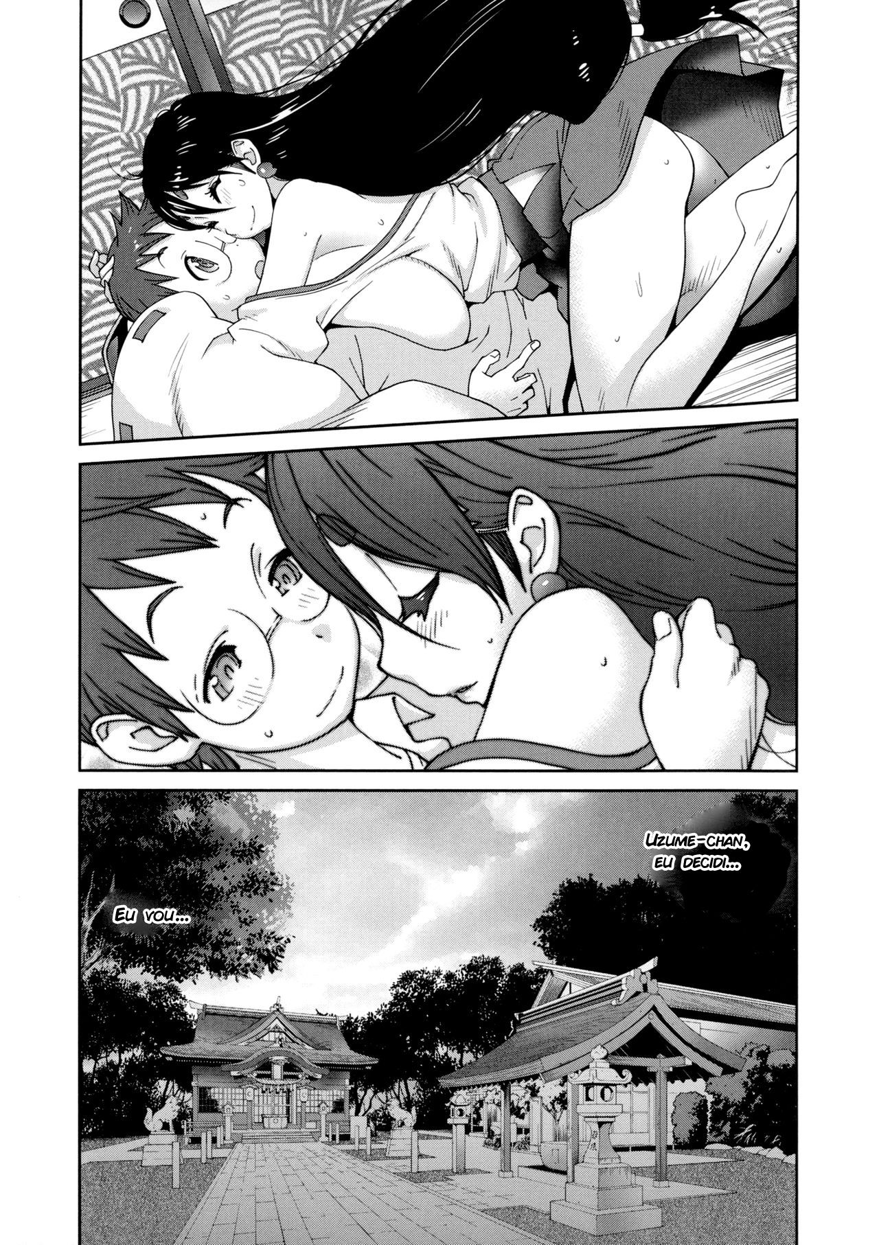 [Kotoyoshi Yumisuke] Hyakka Nyuuran ~UZUME~ | Hundred Blossoms Raging Boobs ~UZUME~ Cap. 10 [Portuguese-BR] [zk3y] image number 16