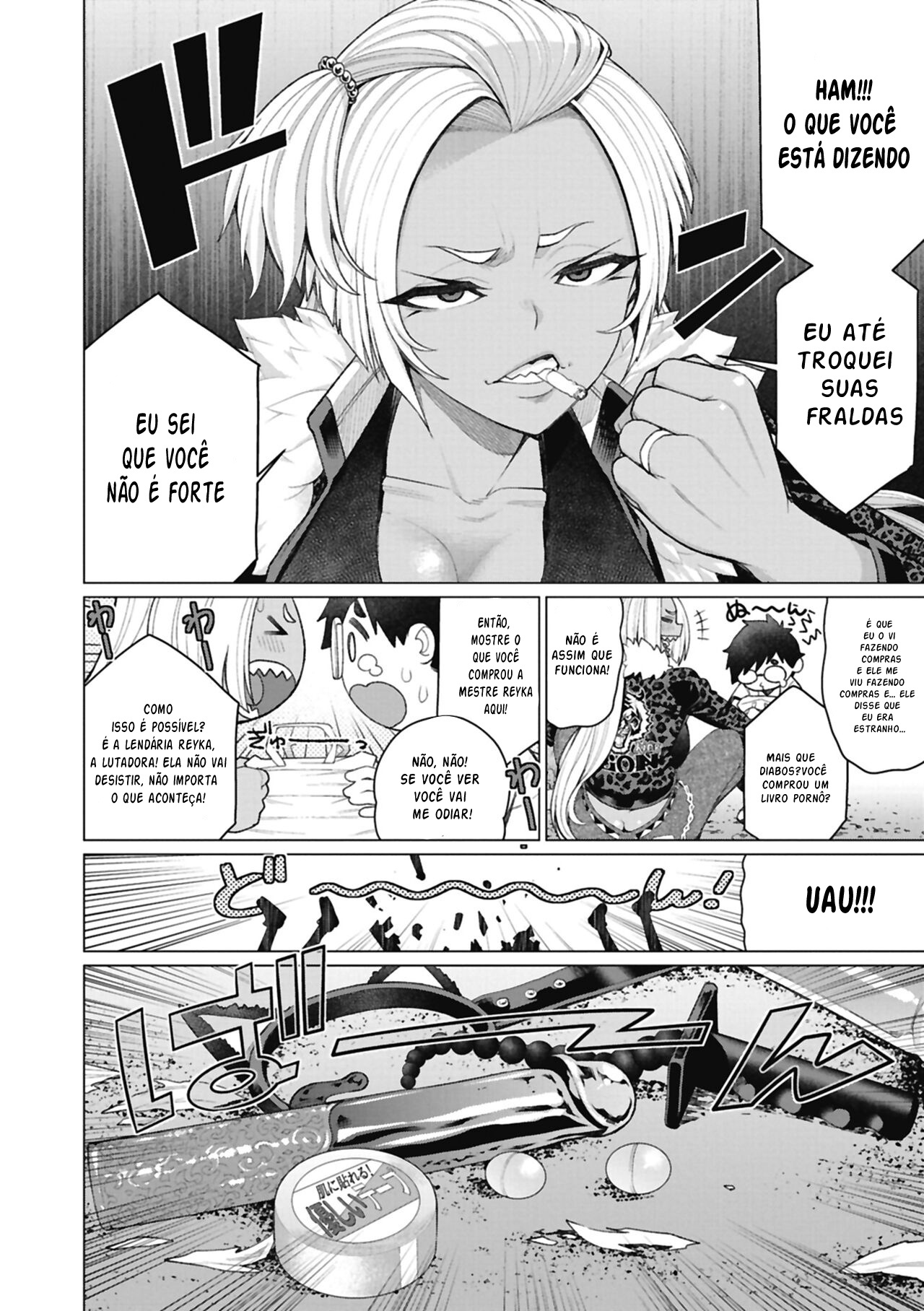 [Minamida Usuke] Dokidoki Ban YanMama (Dokidoki Bakunyuu Oku-sama ga Ero Sugirutte!) [Portuguese-BR] [Cipher-May] [Digital] 图片编号 2