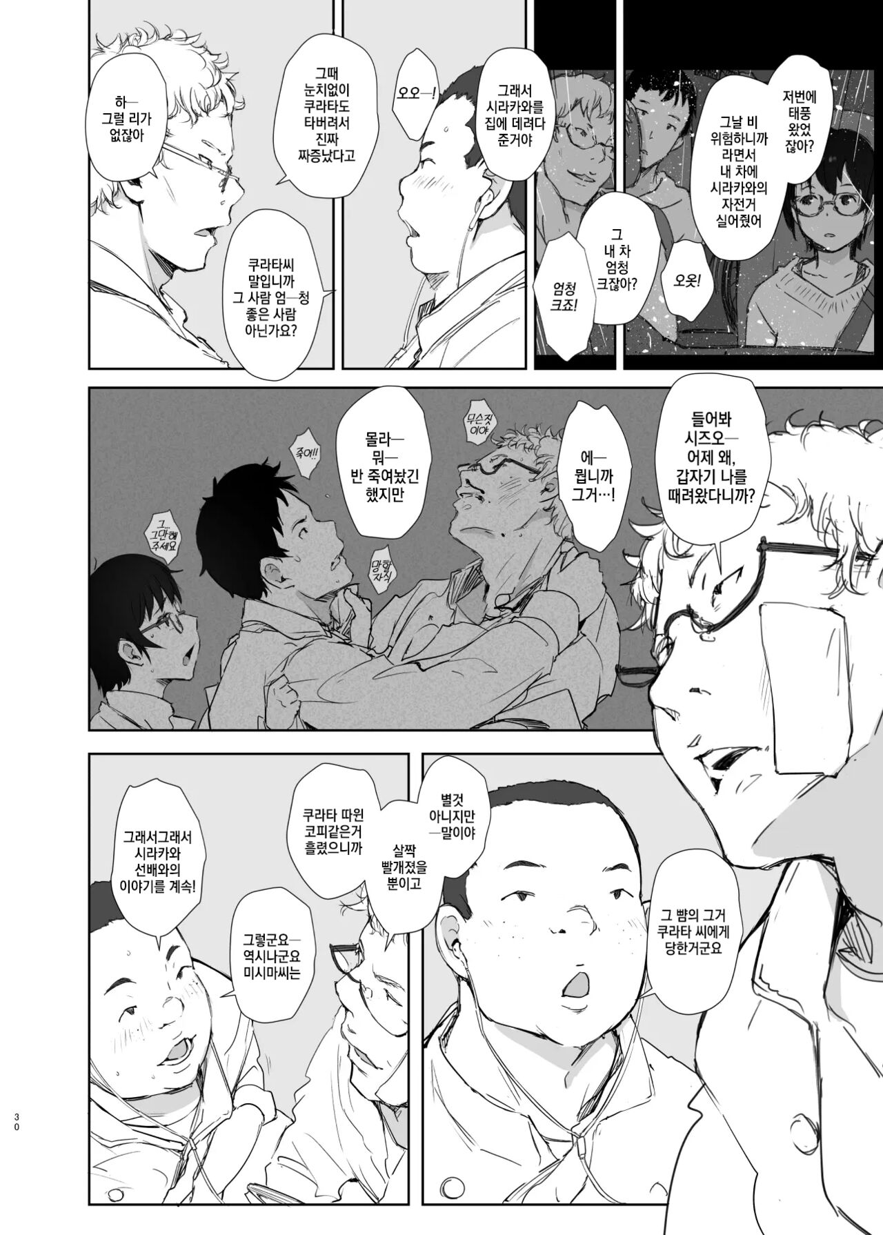 [Arakureta Monotachi (Arakure)] Shortcut de Megane no Niau Kawaii Beit no Kouhai no Heya ni Agarikonde Muriyari Hamedori shitatta [Digital] [korean] Bildnummer 4