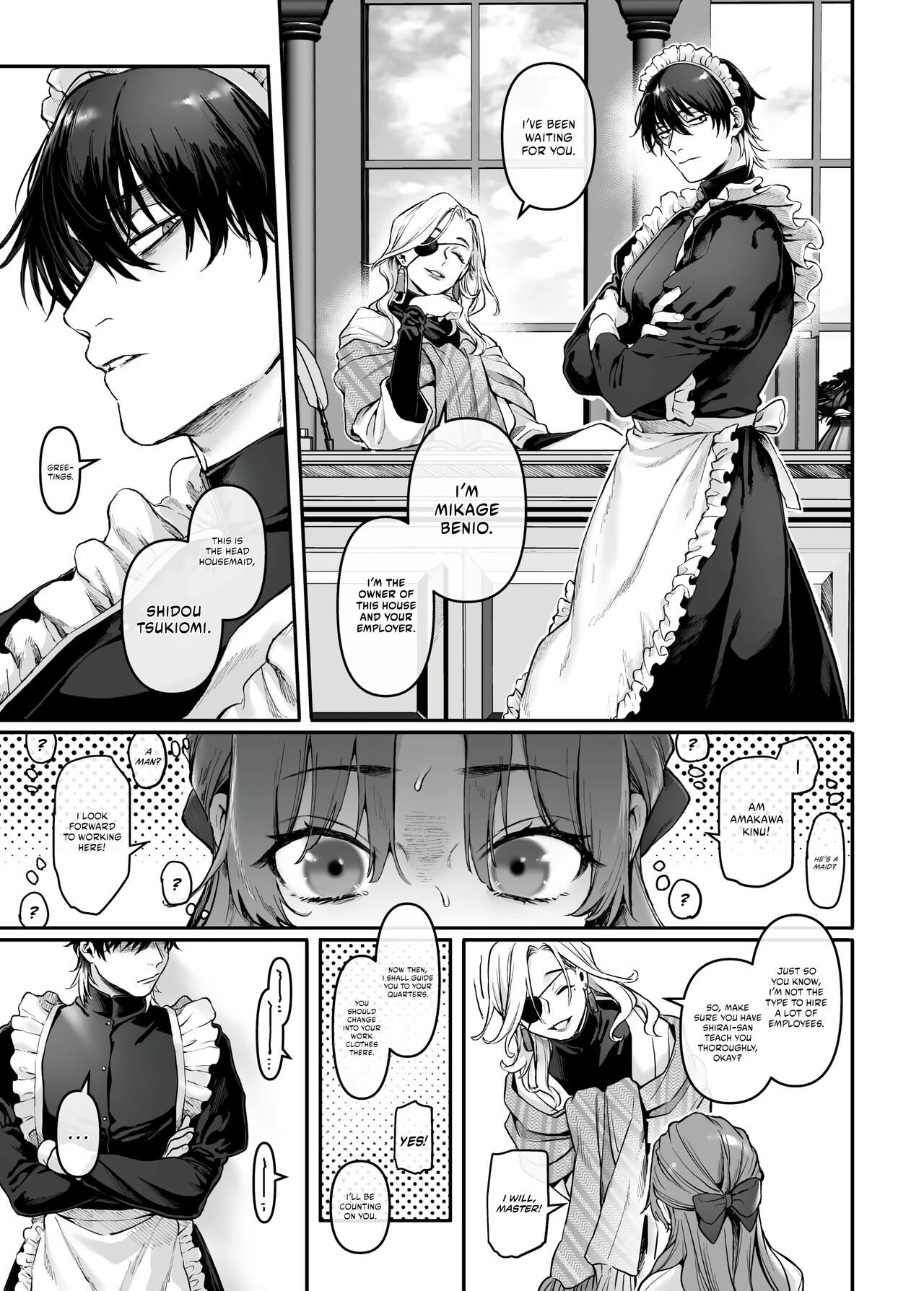 [Yolki Palki (Rororogi Mogera)] Sennyuu! Gakeppuchi Spy no Shakkinhensai RTA ~Josou Maid to Oni Joushi~ | Infiltrate! Debt Repayment RTA of a Spy on the Brink ~The Crossdressing Maid and the Oni Boss~ [English] [Omega Scans] [Incomplete] numero di immagine  8