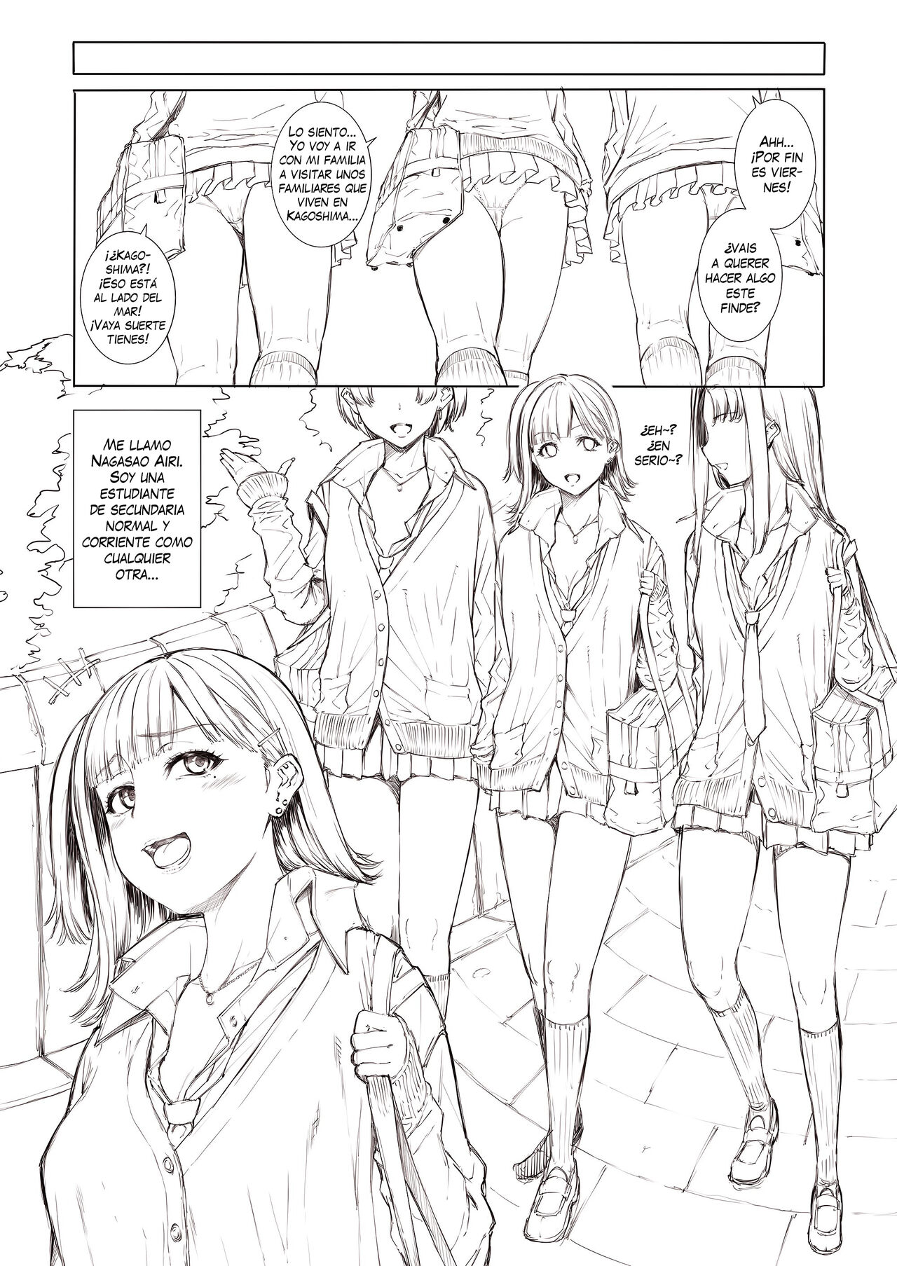 [Yoshida Inuhito] Doko ni Demo iru Goku Futsuu-souna Joshi - Una chica normal y corriente como cualquier otra (ongoing) [Spanish] [Thrommer] 画像番号 8