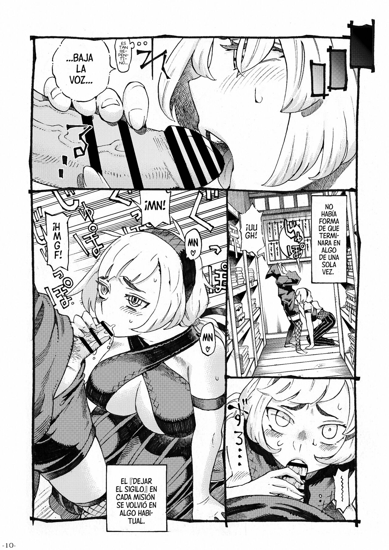 [Naivta (Nishi Yoshiyuki)] Kunoichi wa Deshi to Oshinobi de | Una Kunoichi De Incógnito Con Su Aprendiz [Spanish] [Mister Nugget] [Digital] 图片编号 10