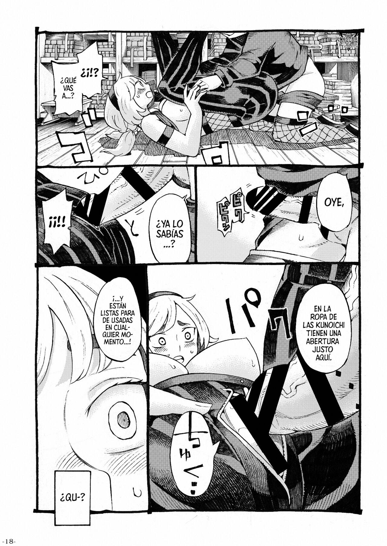 [Naivta (Nishi Yoshiyuki)] Kunoichi wa Deshi to Oshinobi de | Una Kunoichi De Incógnito Con Su Aprendiz [Spanish] [Mister Nugget] [Digital] 图片编号 18