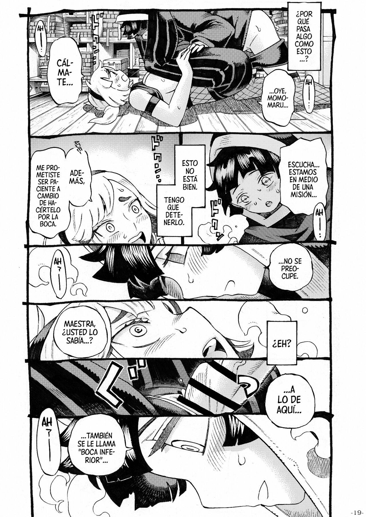 [Naivta (Nishi Yoshiyuki)] Kunoichi wa Deshi to Oshinobi de | Una Kunoichi De Incógnito Con Su Aprendiz [Spanish] [Mister Nugget] [Digital] 图片编号 19