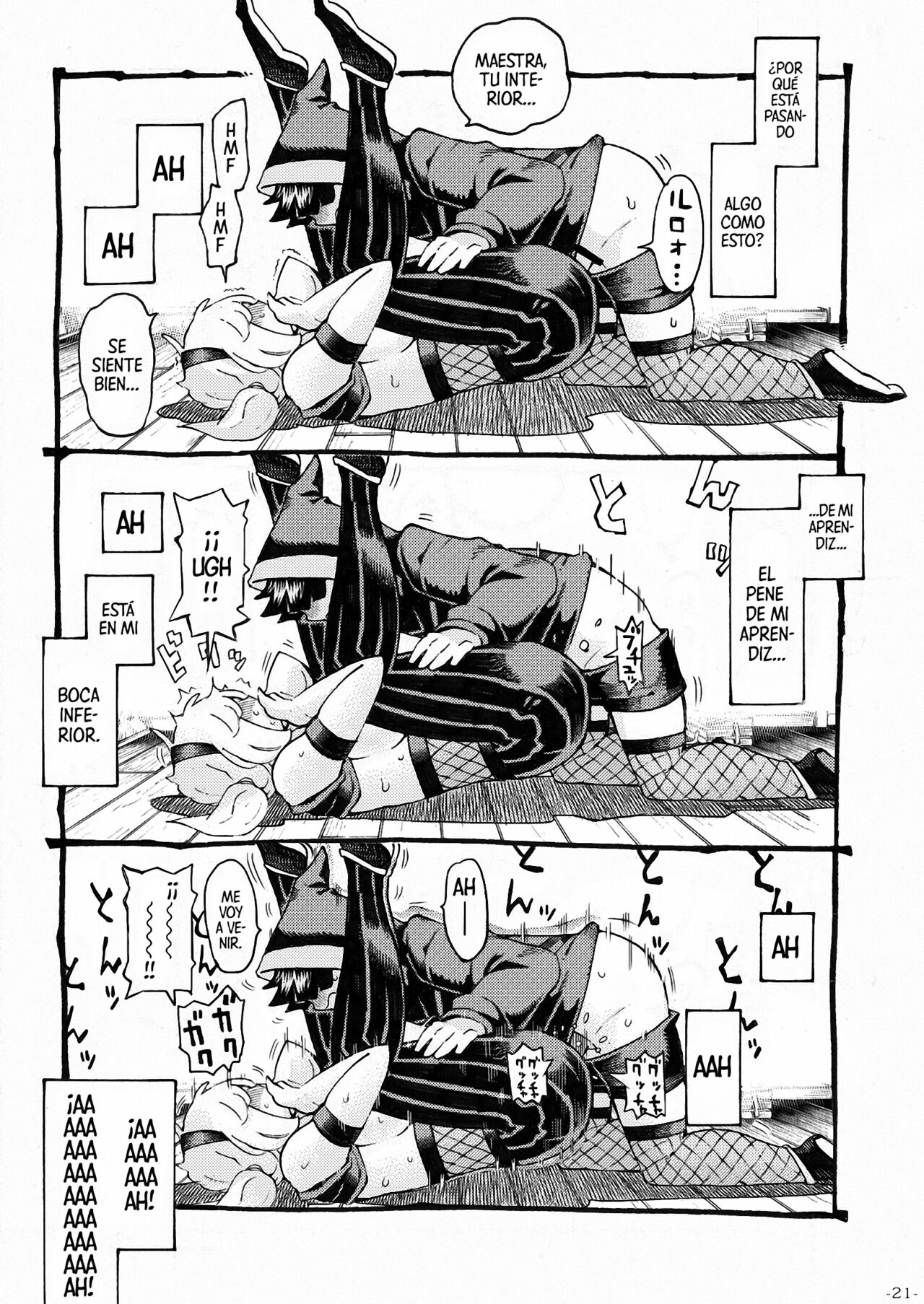 [Naivta (Nishi Yoshiyuki)] Kunoichi wa Deshi to Oshinobi de | Una Kunoichi De Incógnito Con Su Aprendiz [Spanish] [Mister Nugget] [Digital] 图片编号 21