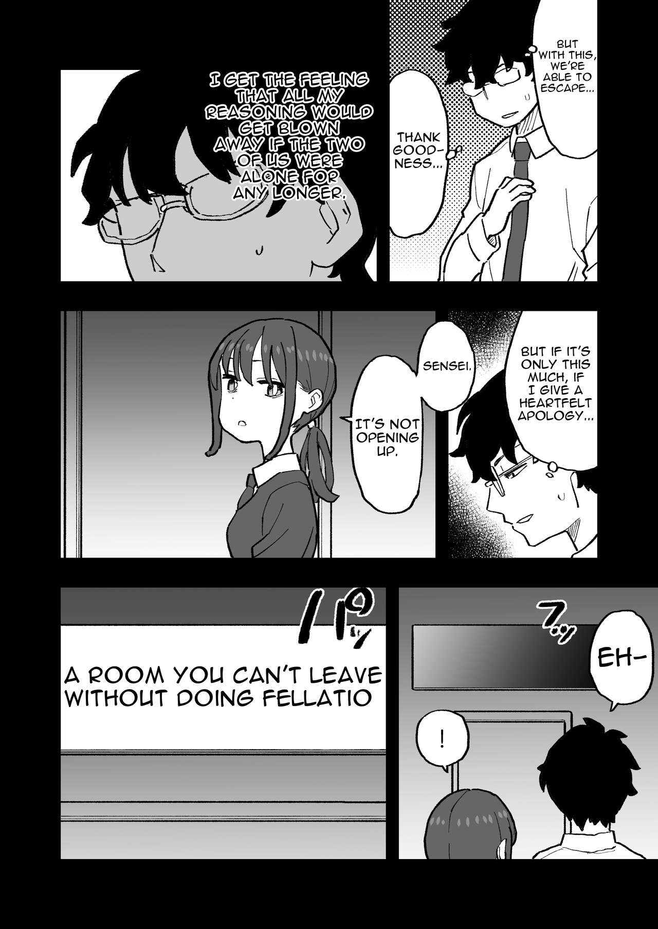 [Oroshi Ponzu] A Story About Being Locked In a Room Where You Can't Leave Unless I Do Perverted Stuff With My Apathetic, Boyfriend-Having Student [English] {Doujins.com} 12eme image
