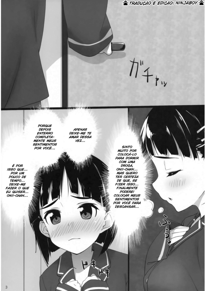 (C83) [Atsuya Kougyou (Kaisen Chuui)] SUGUHA ONLINE (Sword Art Online) [Portuguese-BR] numero di immagine  2