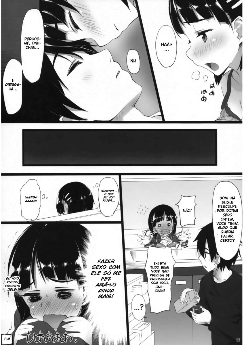 (C83) [Atsuya Kougyou (Kaisen Chuui)] SUGUHA ONLINE (Sword Art Online) [Portuguese-BR] numero di immagine  15