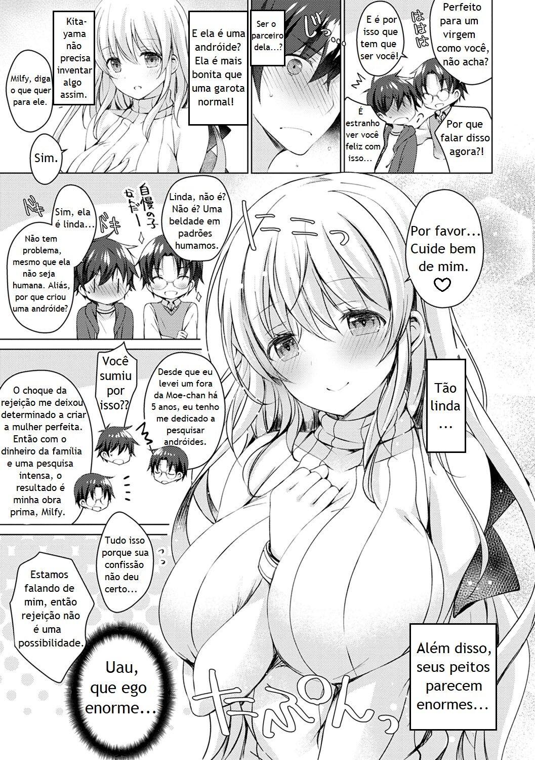 [vanilla] Android no Watashi ni Nenryou Hokyuu shite Kudasai [Digital] [Portuguese - BR] - Chapter 1 10eme image