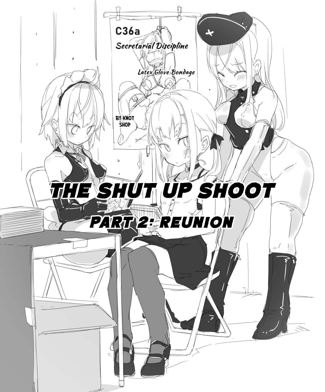 [ura_macoto] The Shut Up Shoot (Shy forced gag talk torture) [English] image number 16