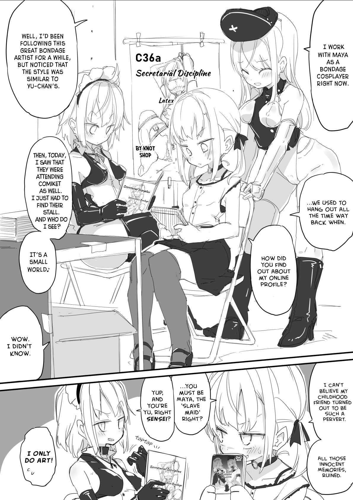 [ura_macoto] The Shut Up Shoot (Shy forced gag talk torture) [English] image number 18