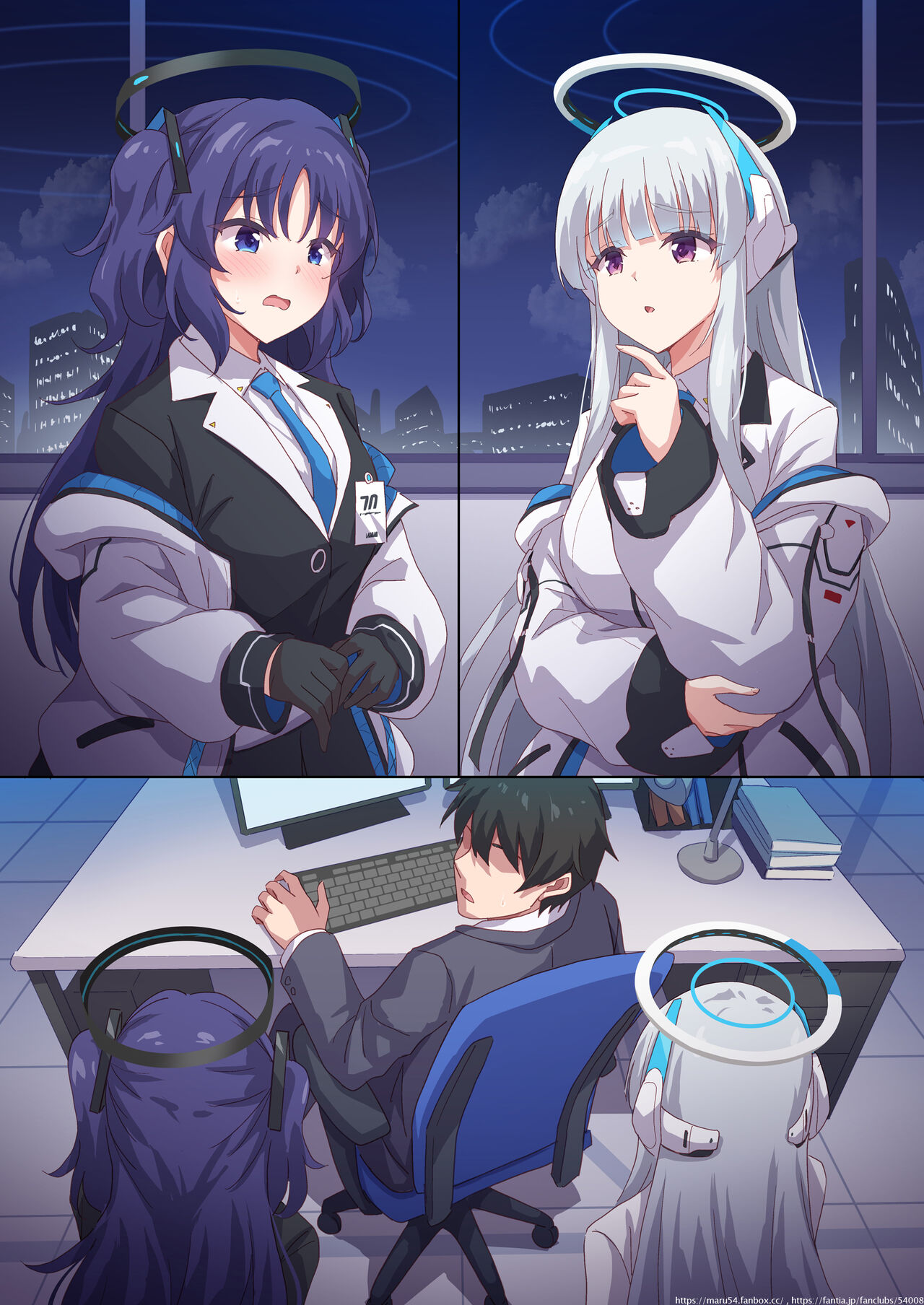 [Marugoshi] Yuuka to Noa ni Shiboritorareru! (Blue Archive) [Chinese] [GPT机翻] image number 10