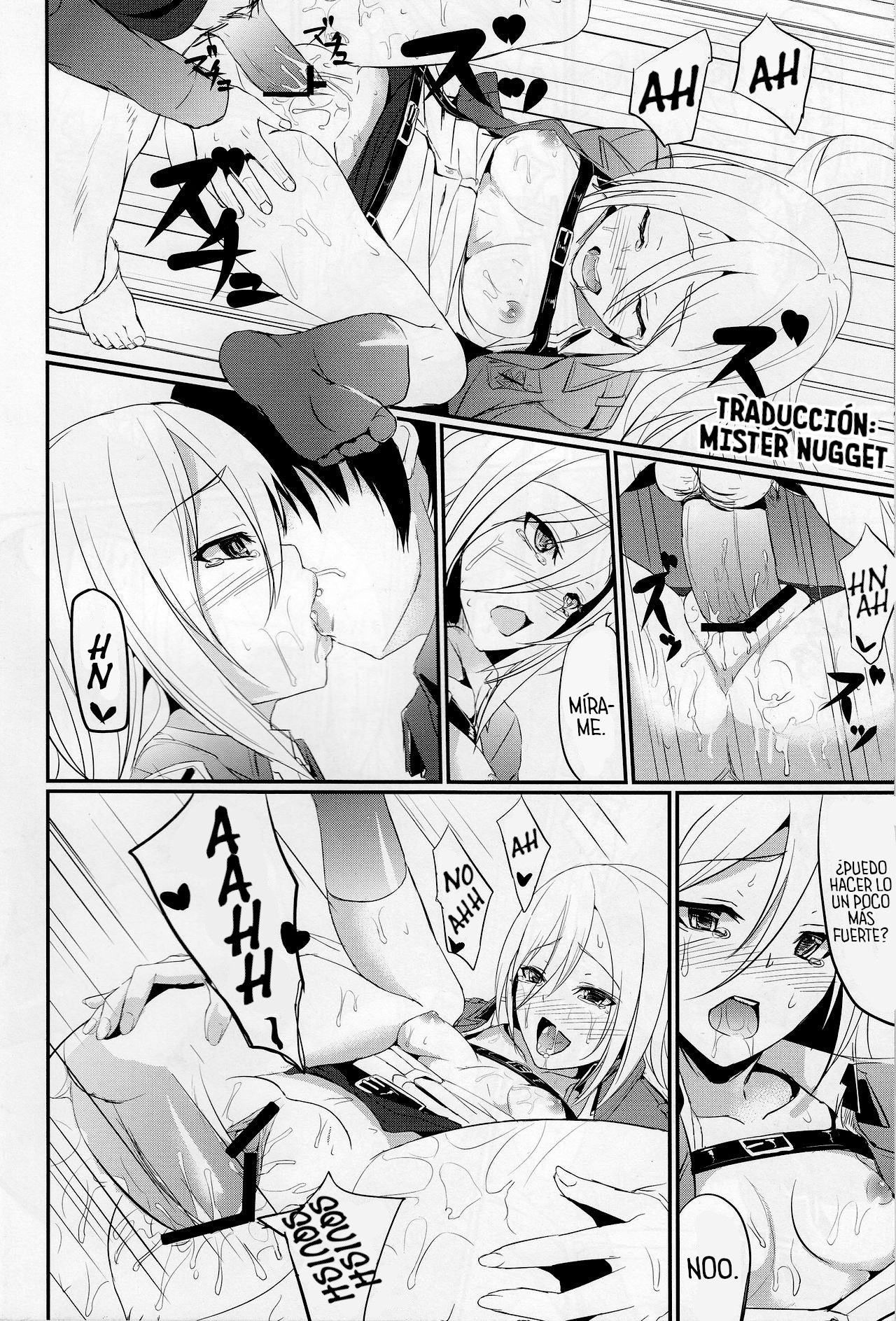 (SC60) [Kuroi Mikan no Naru Momo no Ki (Koromo)] Kitsuritsu no Kyochin (Shingeki no Kyojin) [Spanish] [Mr. Nugget] 이미지 번호 7