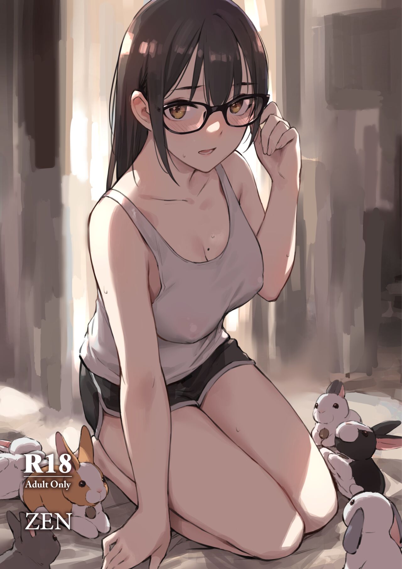 [ZEN] Commushou Senpai to no SEX Simulation | Sex Simulation with My Senpai Who Can't Communicate [English] [LunaticSeibah] [Digital] изображение № 2