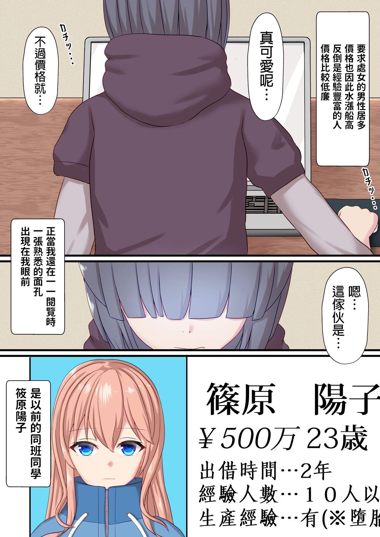 [ホワイトドロップ]  子宮レンタル あなたの子供産みます ～巨乳陽キャ元同級生篠原陽子～  中文翻譯 imagen número 8