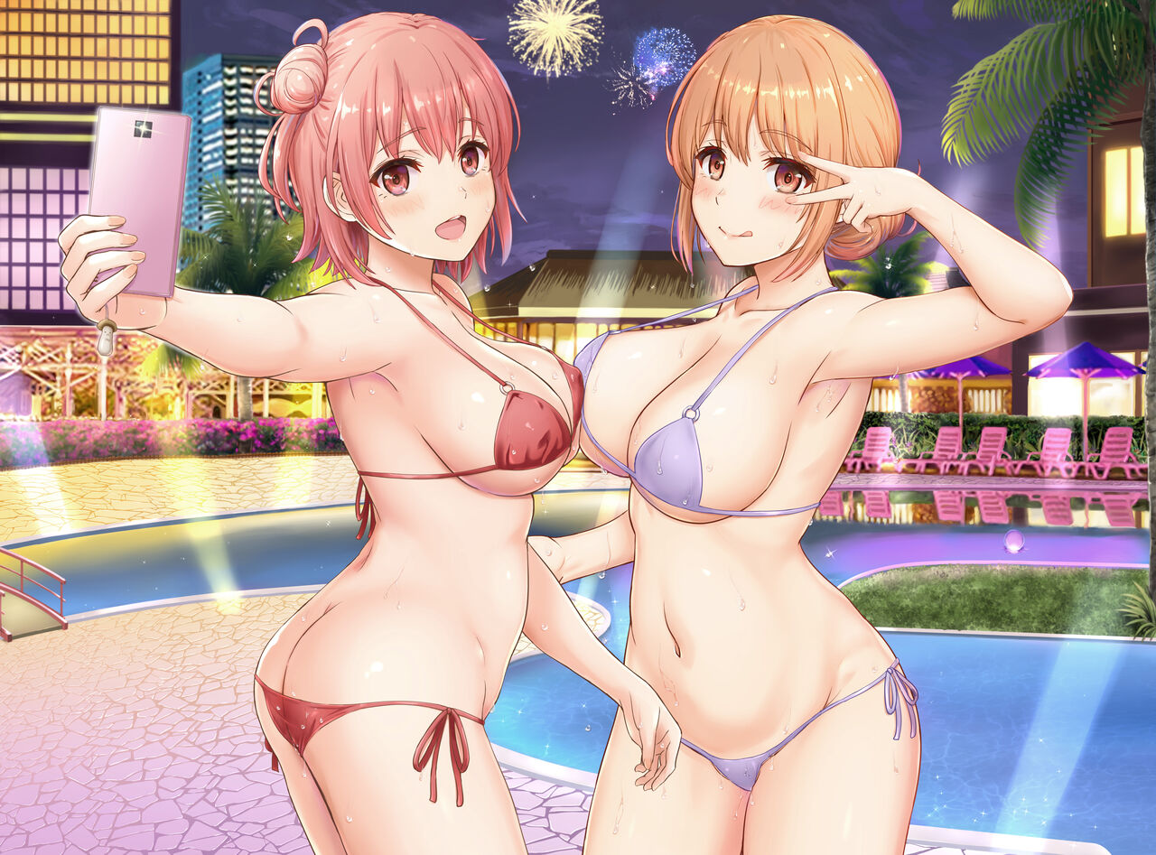 [studio A (Inanaki Shiki)] Jounetsuteki na Natsu no Resort o Yuigahama Oyako to. - Un Apasionante Resort de Verano con un Par de Yuigahamas. (Yahari Ore no Seishun Love Come wa Machigatteiru.) [Spanish] [El Tio Nephi] [2022-11-05] 画像番号 41