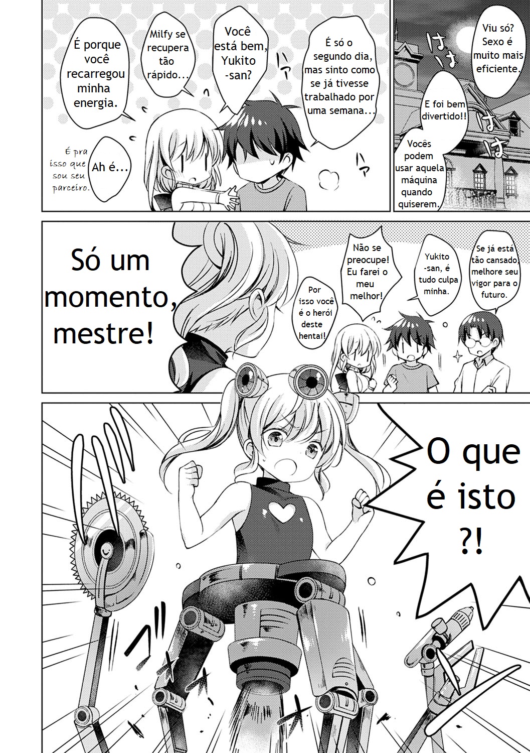 [vanilla] Android no Watashi ni Nenryou Hokyuu shite Kudasai [Digital] [Portuguese - BR] - Chapter 1-2 58eme image