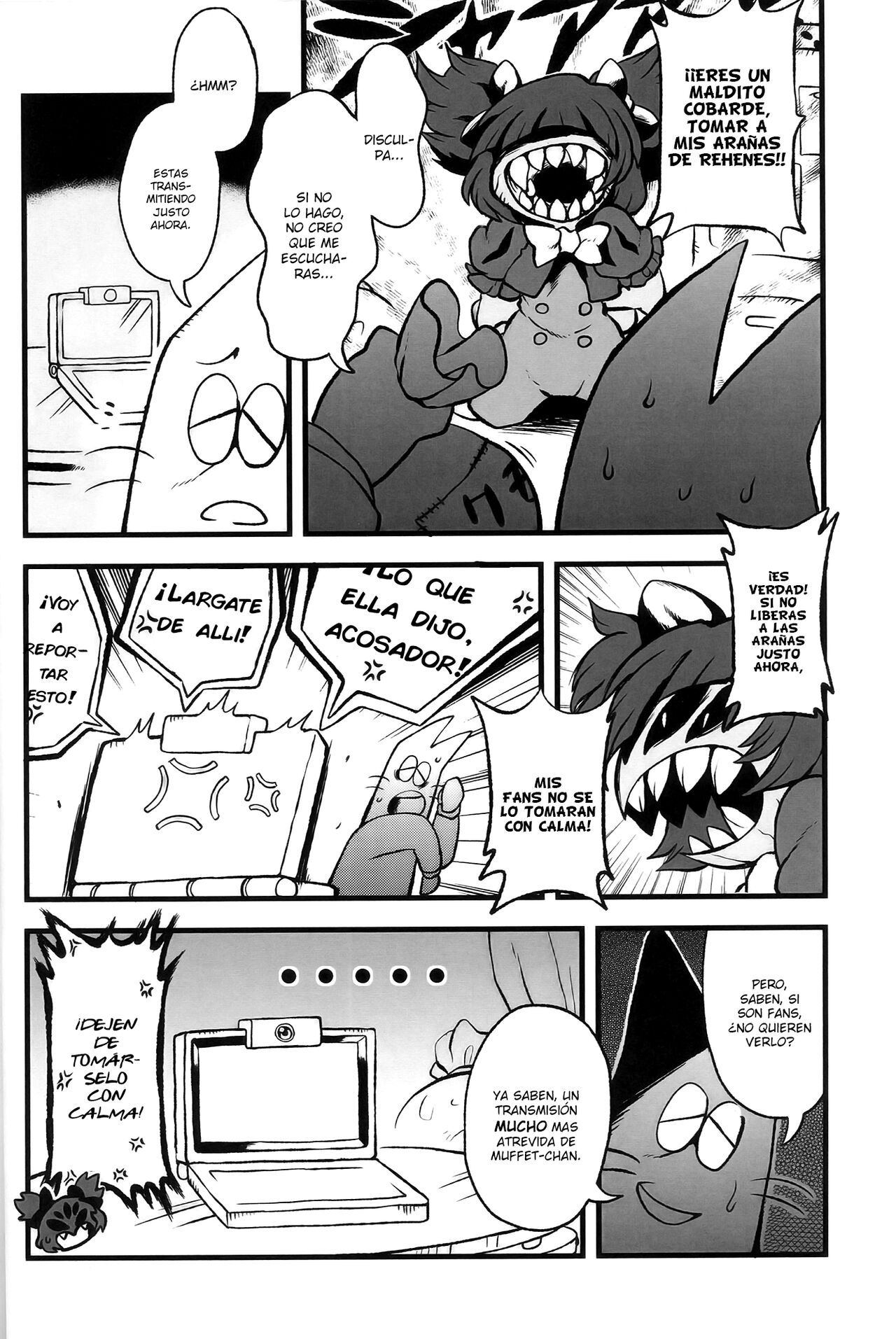 (Minna no Ketsui 2) [Magnitude 711 (Oasis)] Mayonaka no Muffet Live | Midnight Muffet Live (Undertale) [Spanish][TheApofVerse] 画像番号 11