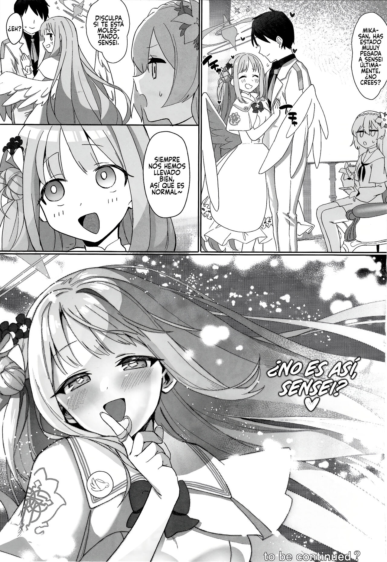 (C101) [Sleepwatch.ex (Aibu Yue)] Bukiyou na Ohime-sama wa Ouji-sama ni Aisaretai (Blue Archive) [Spanish] [Rakuen Translations] 画像番号 30