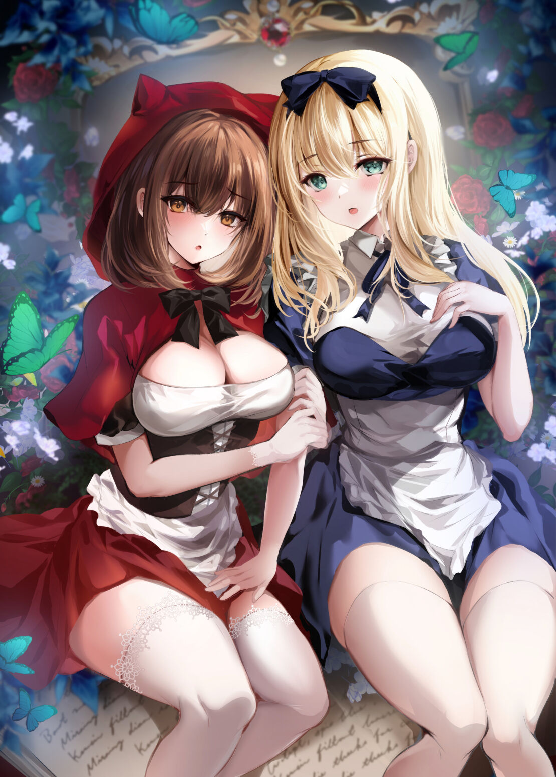 [Kanden Shoujo Chuuihou (Mafuyu)] Otogi Yobanashi -Toraware no Akazukin- (Little Red Riding Hood) [Chinese] [葱鱼个人汉化] [Digital] imagen número 32