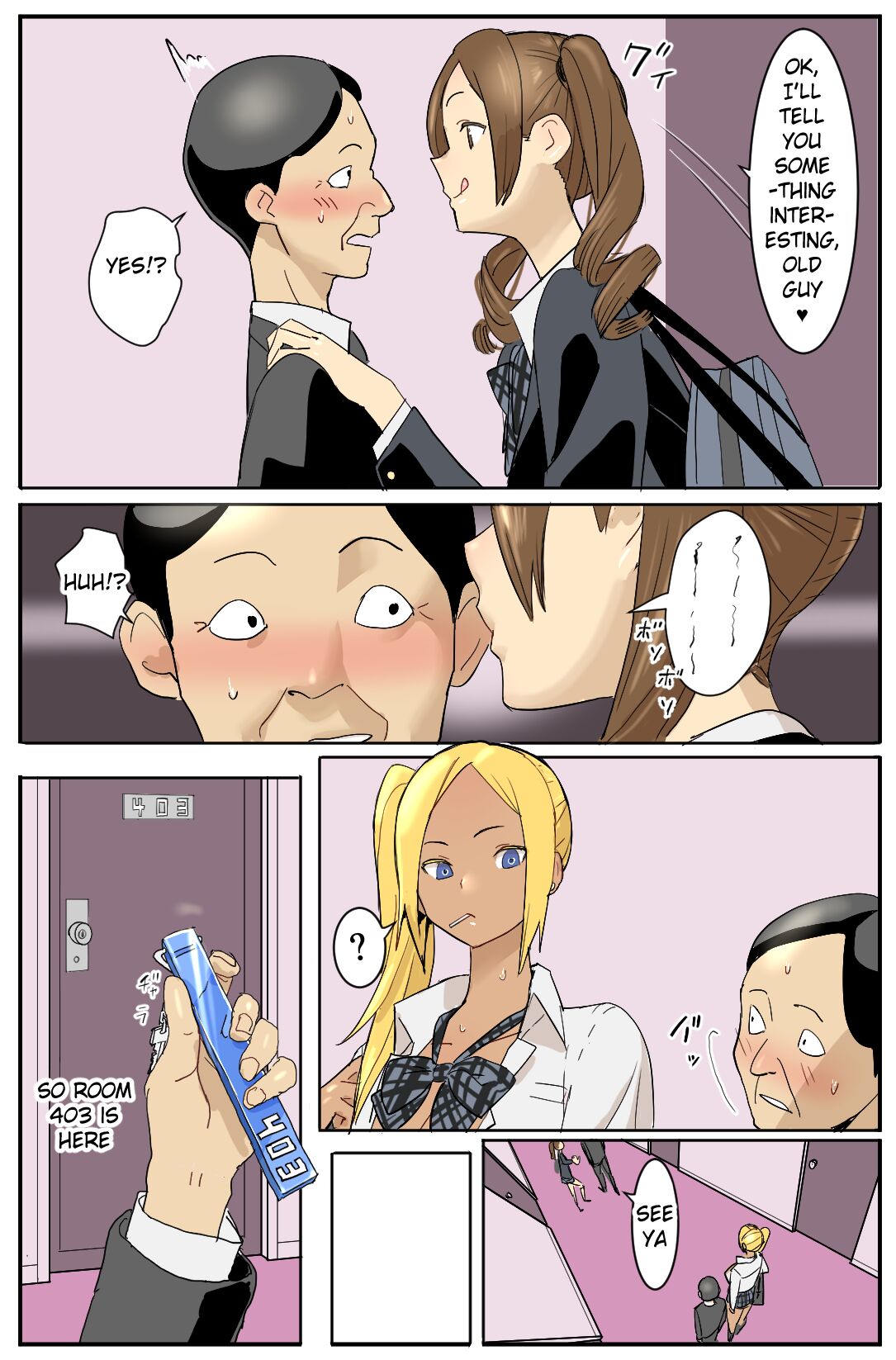 [Velzhe] Hajimete no Enkou [english] {Pochi Pink} image number 8