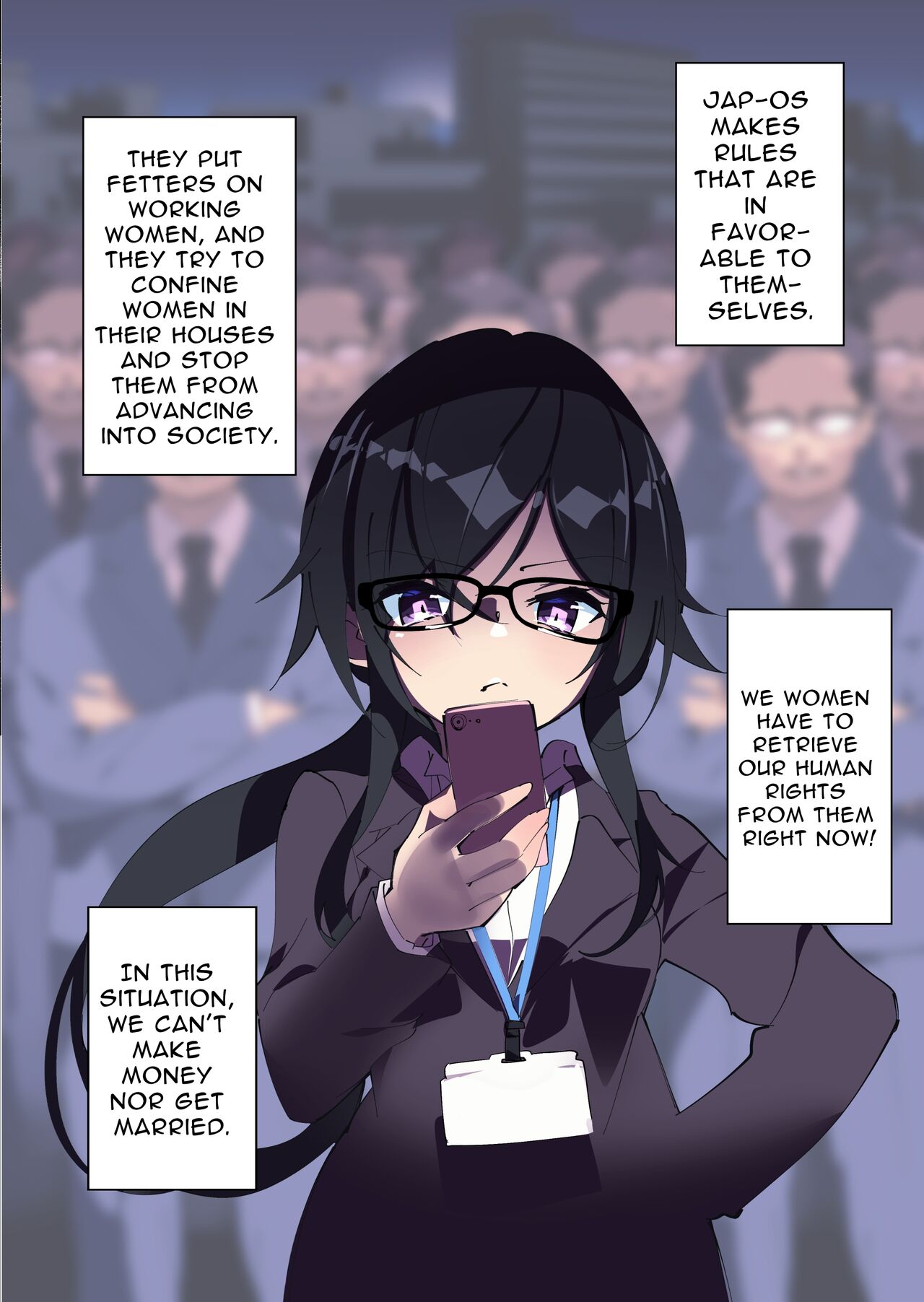 [A-WALKs (Fujishima Sei1go)] Otokogirai o Kojiraseta Onna ni Chinko Hayashite Mita Kekka | I Grew Some Dicks on those Man-hating Girls [English] [Solid Rose] Bildnummer 7