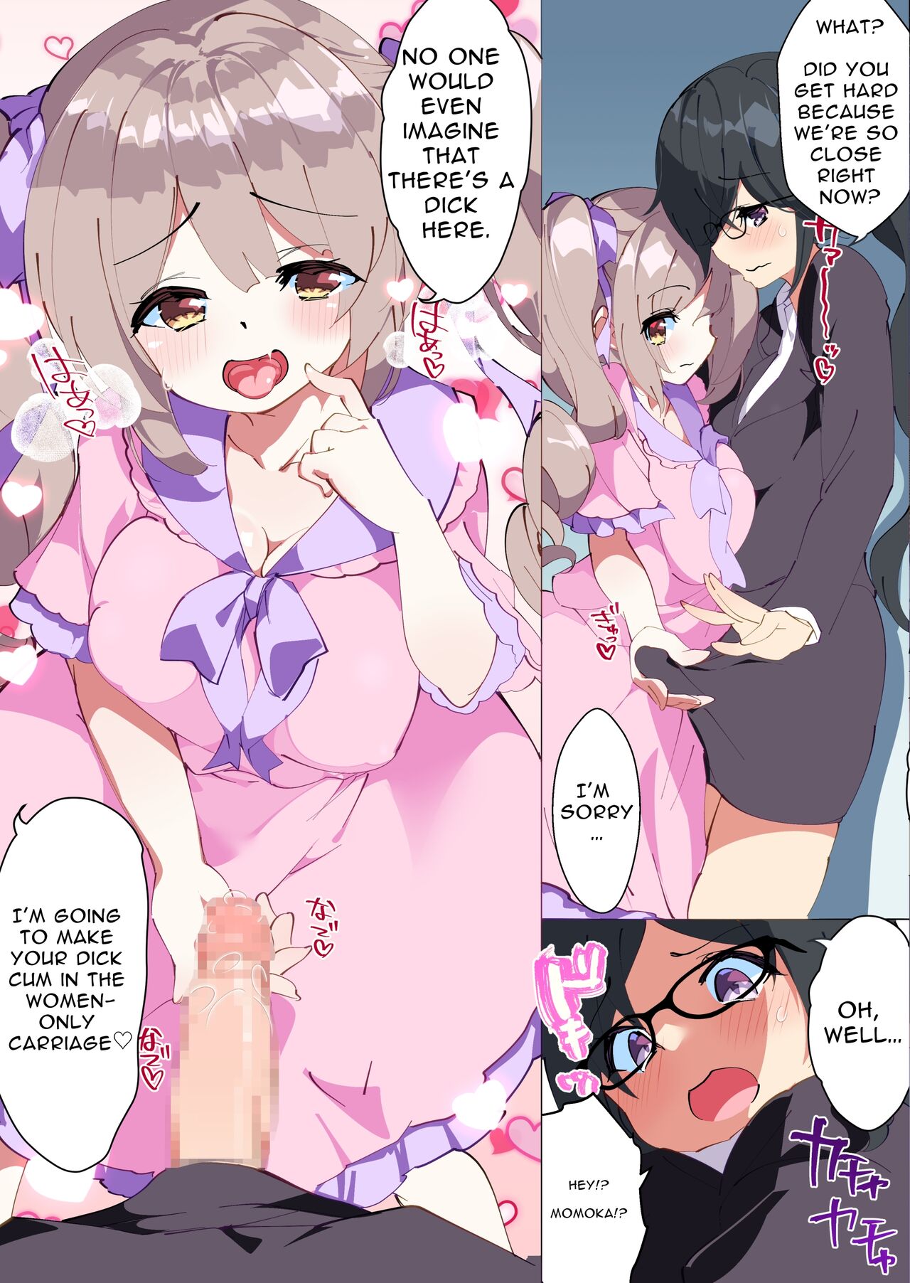 [A-WALKs (Fujishima Sei1go)] Otokogirai o Kojiraseta Onna ni Chinko Hayashite Mita Kekka | I Grew Some Dicks on those Man-hating Girls [English] [Solid Rose] Bildnummer 30