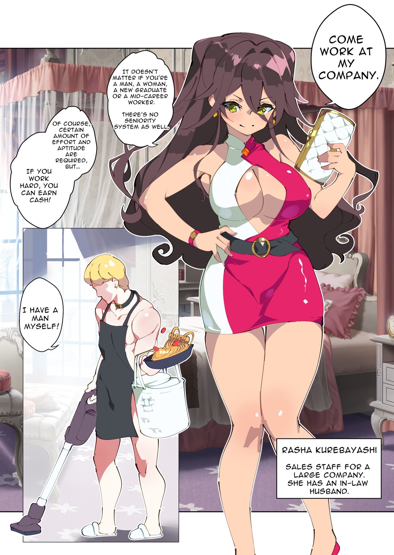 [A-WALKs (Fujishima Sei1go)] Otokogirai o Kojiraseta Onna ni Chinko Hayashite Mita Kekka | I Grew Some Dicks on those Man-hating Girls [English] [Solid Rose] Bildnummer 51