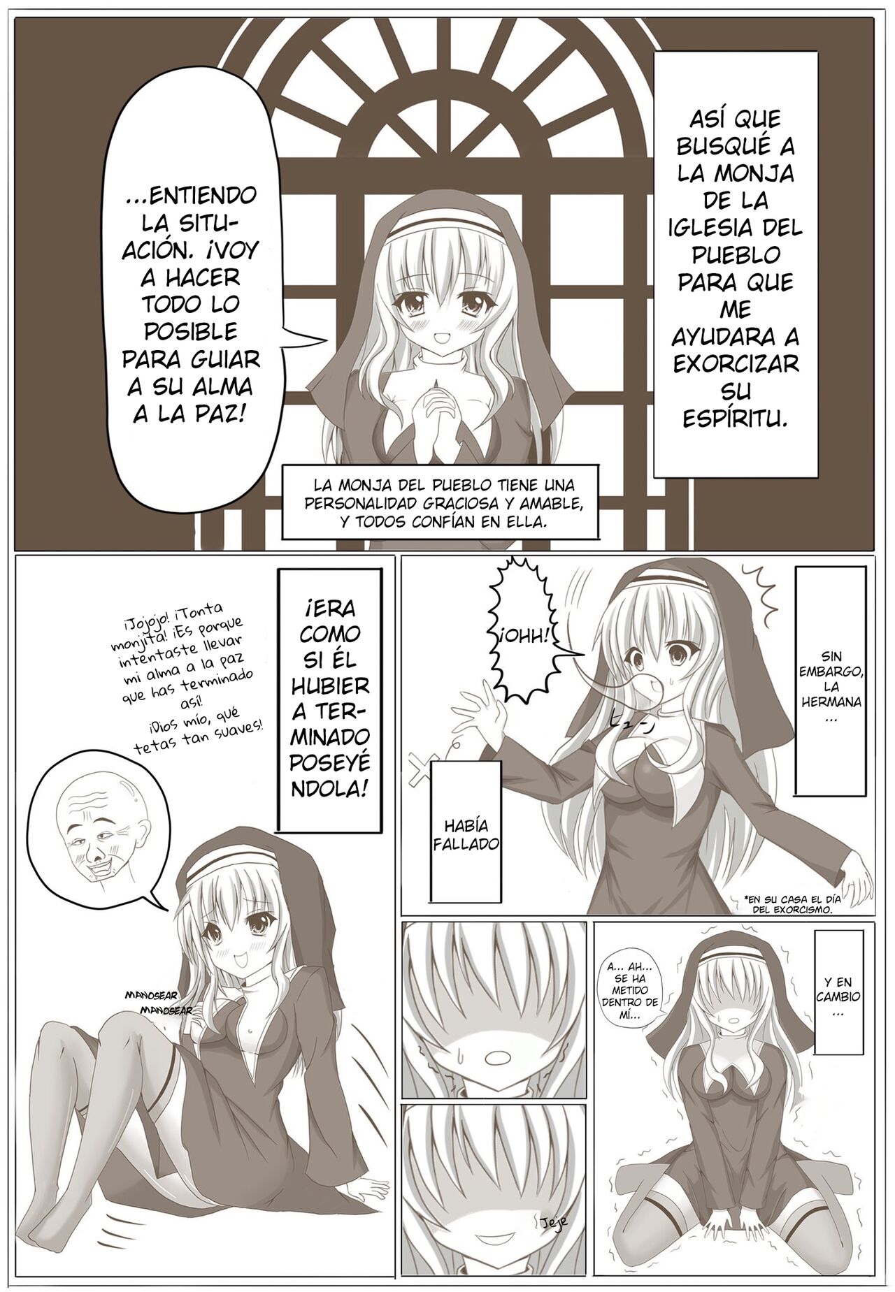 [Tanano Omochi] Nun Possession | Posesión de la hermana [Spanish] Bildnummer 3