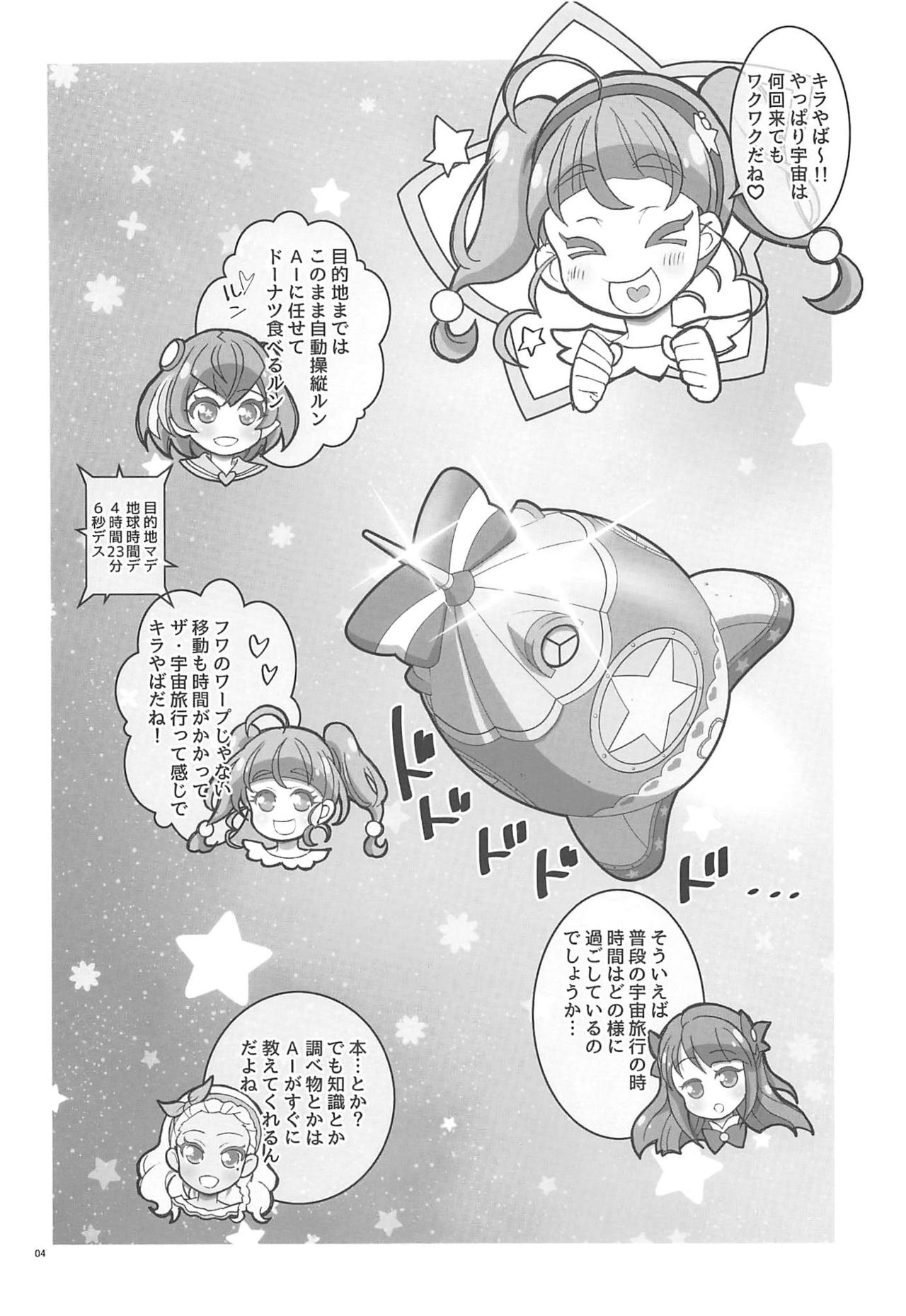 (C96) [Kaishaku (Kaishaku)] SPACE RUN AWEY (Star Twinkle PreCure) Bildnummer 3