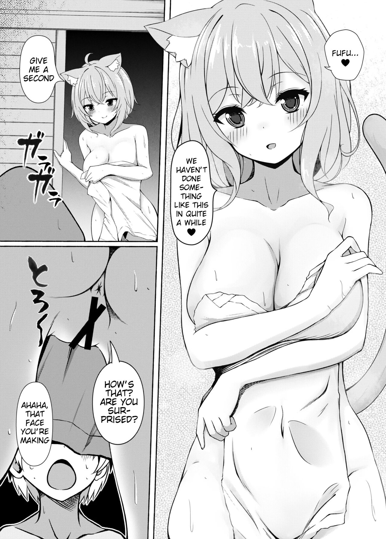 [Rampancy (Bakko)] Koisuru Neko to Yukemuri to Boku | Me, the steamy bath, and a cat that fell in love(Nekomata Okayu) [English] [Tamamo] [Digital] numero di immagine  6
