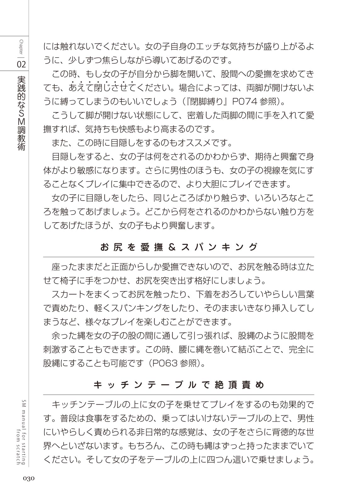 ゼロから始めるSMマニュアル 女の子をイカせる調教術 изображение № 32