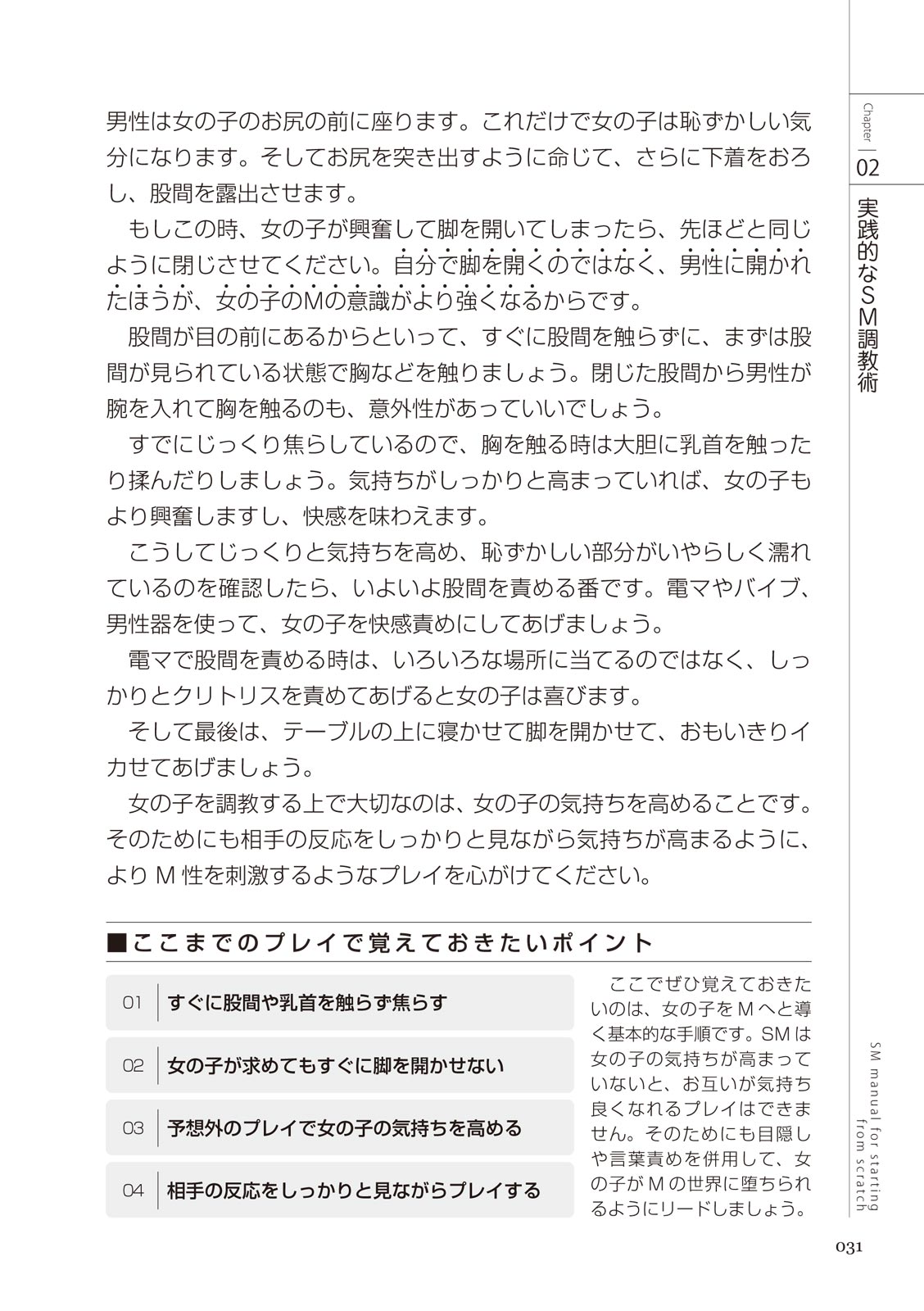 ゼロから始めるSMマニュアル 女の子をイカせる調教術 изображение № 33