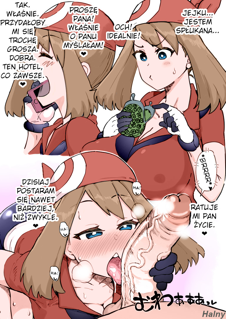 [Dekosuke] Kinketsu Haruka + Haiboku Haruka   Broke May+Defeated May (Pokémon) [Polish] [Colorized] [Decensored] imagen número 1