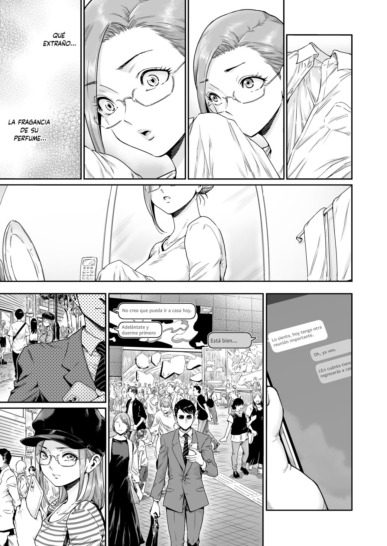 [Nyotaian (Aian)]Osuki ni Douzo ~Dosukebe Hitozuma Kakusei shimashita~ | Adelante, haz lo que quieras conmigo ~El despertar de una pervertida esposa~ [Spanish] [BlackMirrorTeam] 图片编号 22