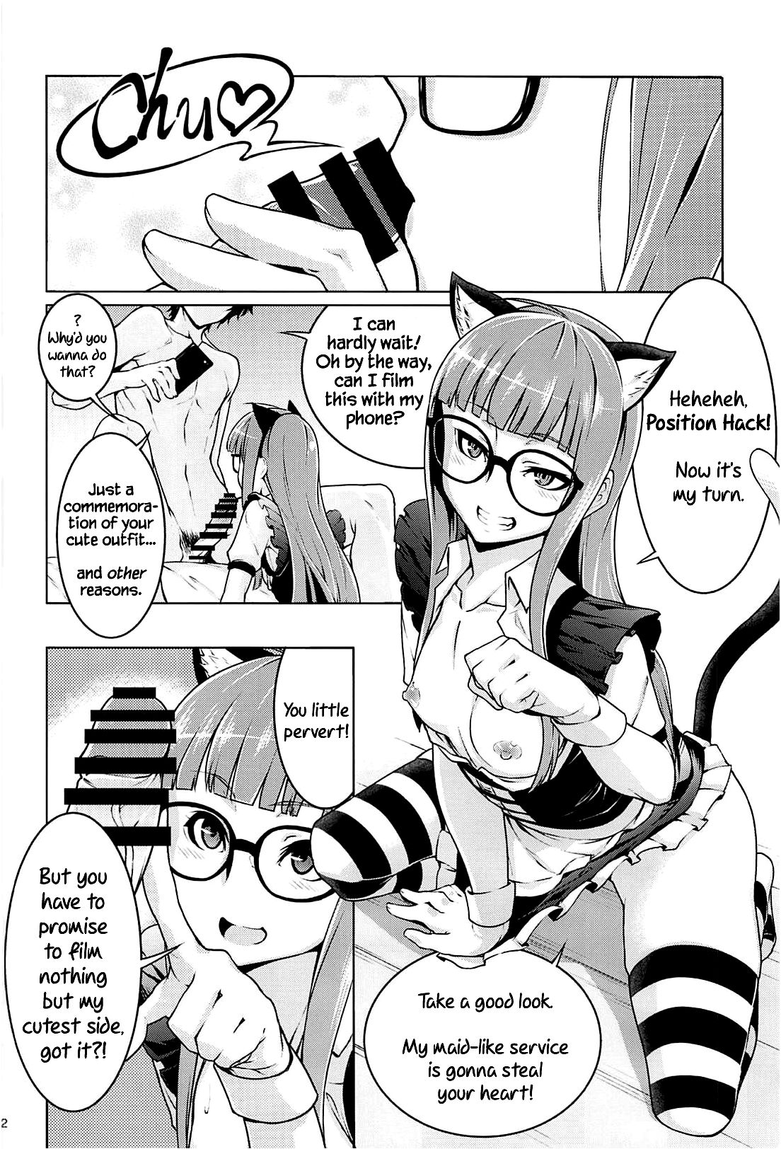 (C94) [Shiroi Yami (k-you)] Nekomimi Maid Futaba no Hon | A Nekomimi Maid Futaba Book (Persona 5) [English] [Chastity Dreamer Schmö] image number 11