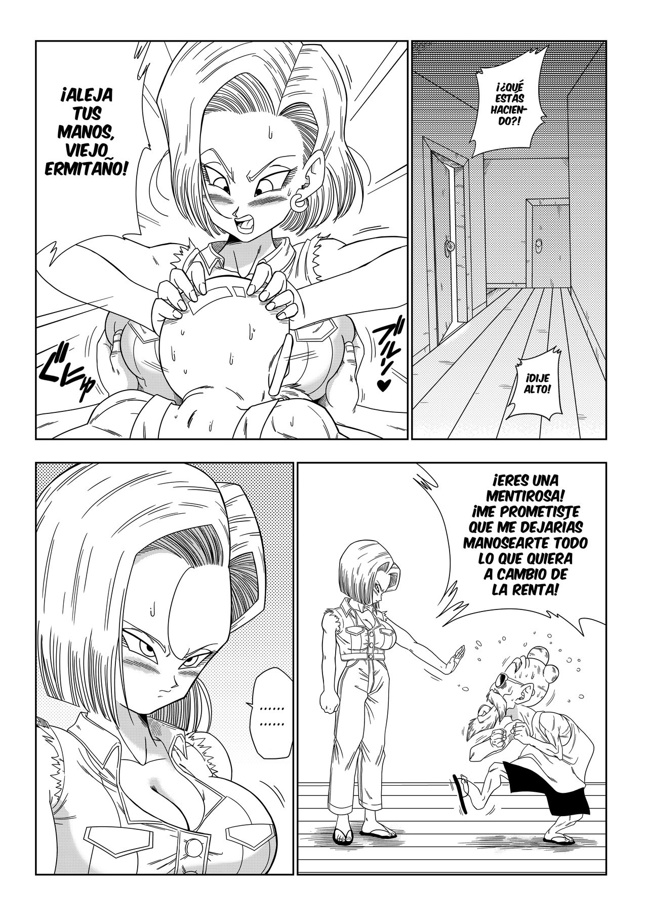 [Yamamoto] Número 18 VS El Maestro Roshi (Dragon Ball Z) [Spanish] [SRSM] 图片编号 5