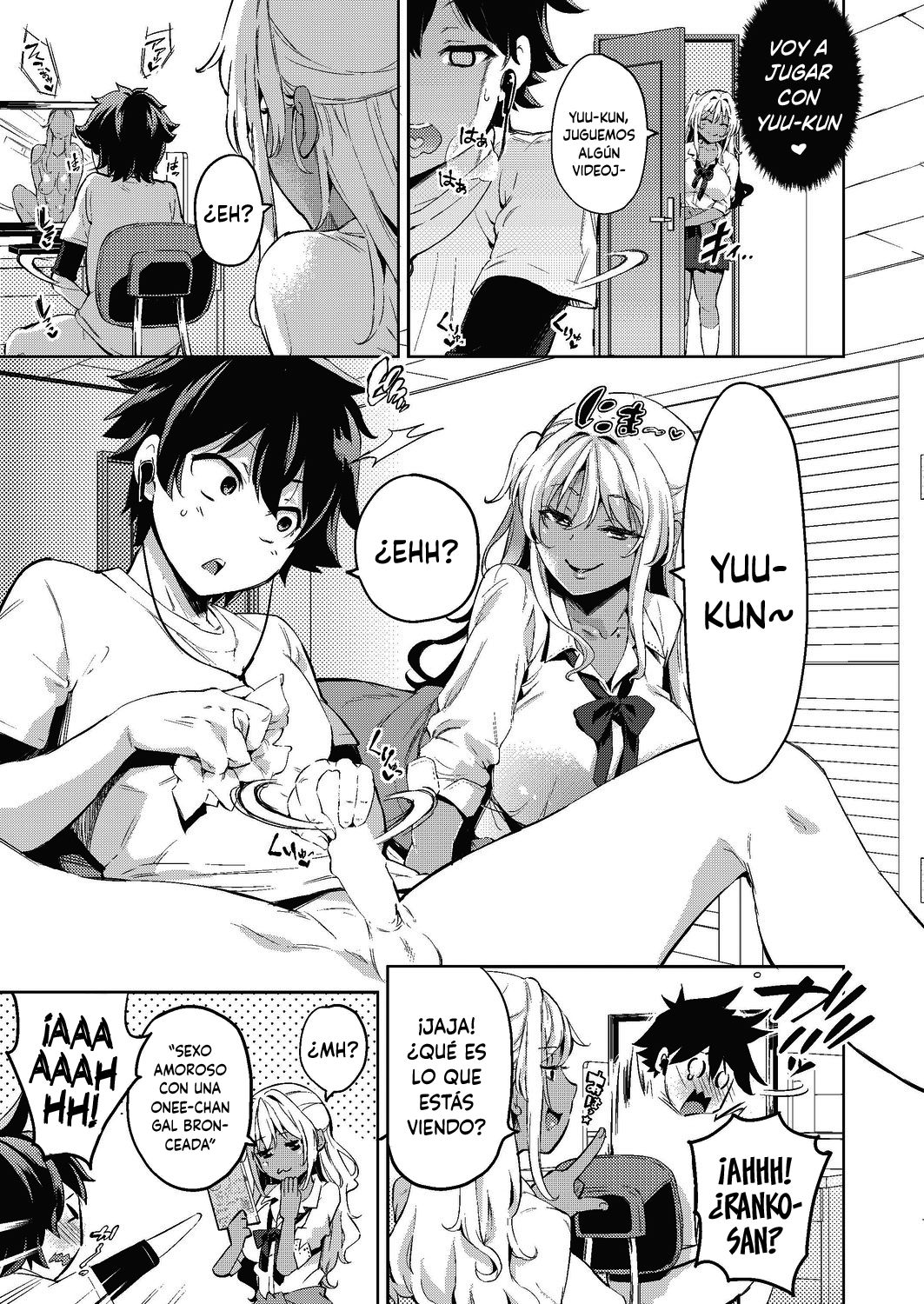 [Musenmai] Doutei Ochinchin ni Katenakatta Kuro Gal | La Gal que no pudo vencer a un pene virgen (COMIC AUN 2019-06) [Spanish] [SketNatsu + Shirosaki] [Digital] imagen número 5