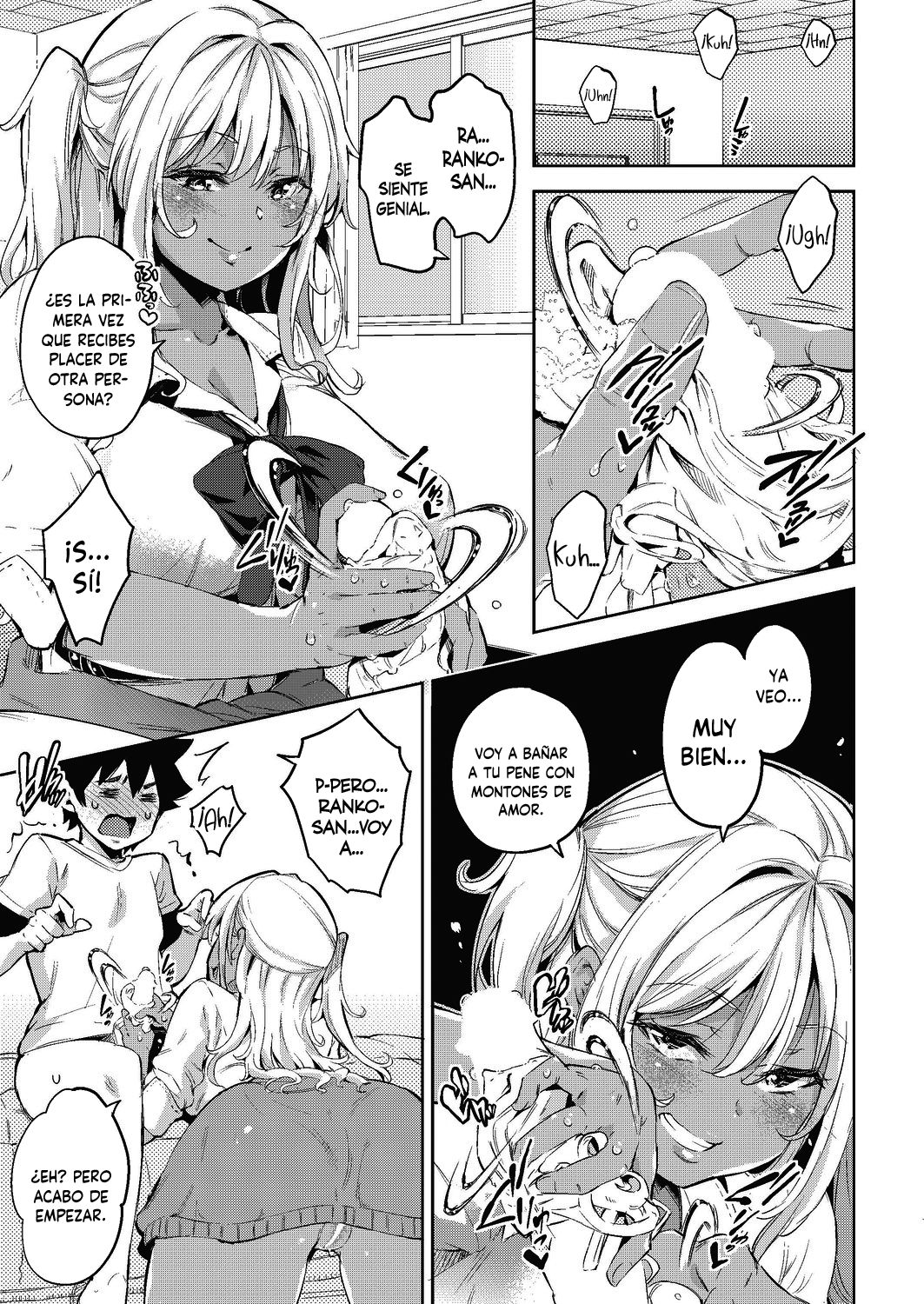 [Musenmai] Doutei Ochinchin ni Katenakatta Kuro Gal | La Gal que no pudo vencer a un pene virgen (COMIC AUN 2019-06) [Spanish] [SketNatsu + Shirosaki] [Digital] imagen número 7