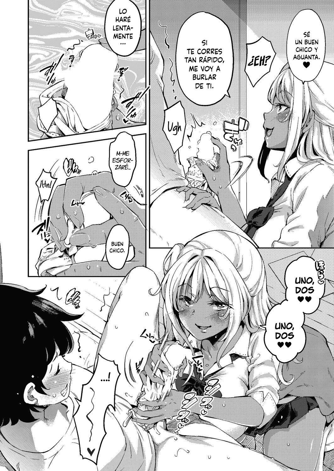 [Musenmai] Doutei Ochinchin ni Katenakatta Kuro Gal | La Gal que no pudo vencer a un pene virgen (COMIC AUN 2019-06) [Spanish] [SketNatsu + Shirosaki] [Digital] imagen número 8